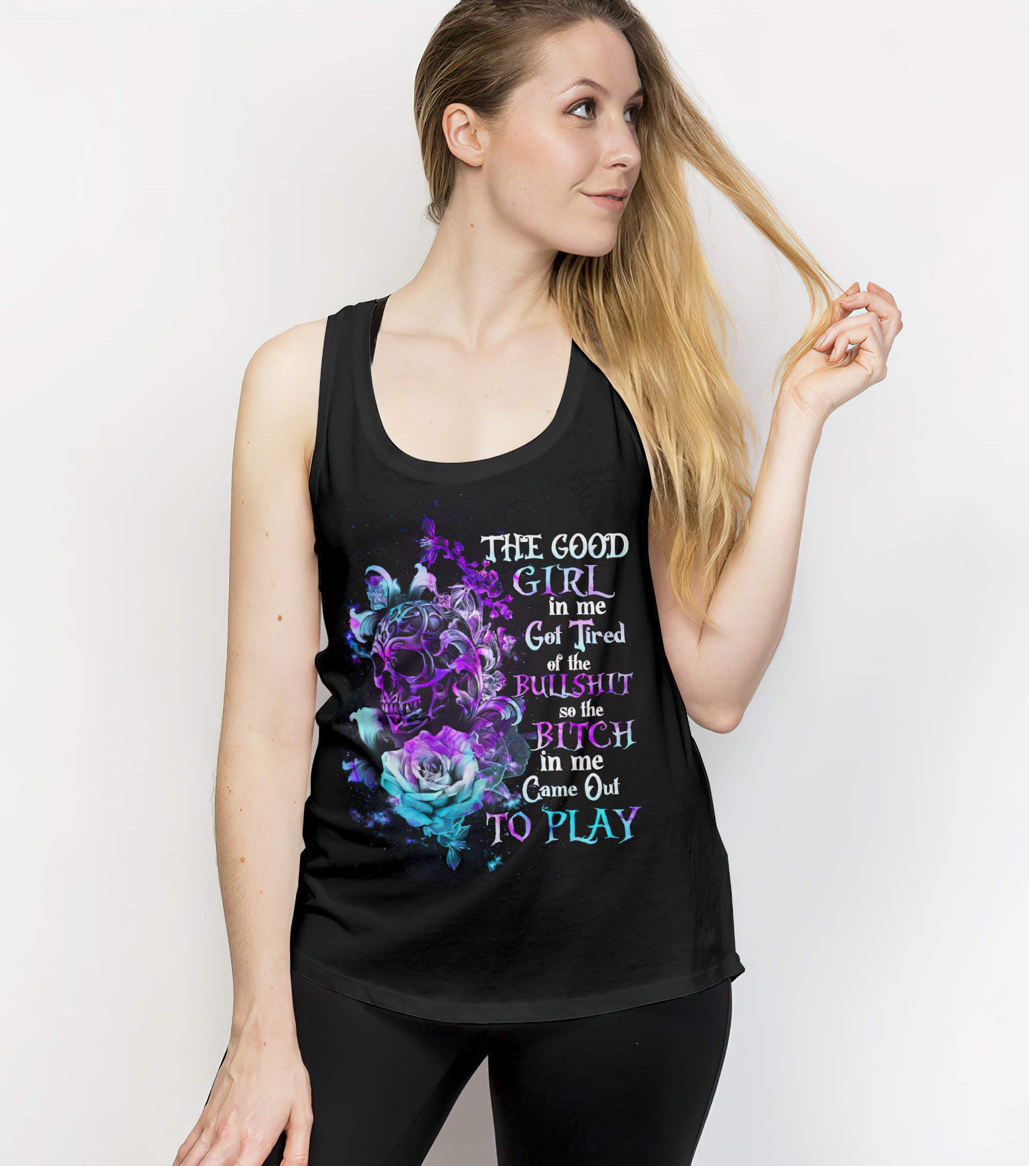 the-good-girl-in-me-skull-rose-tattoo-all-over-print-tank-top