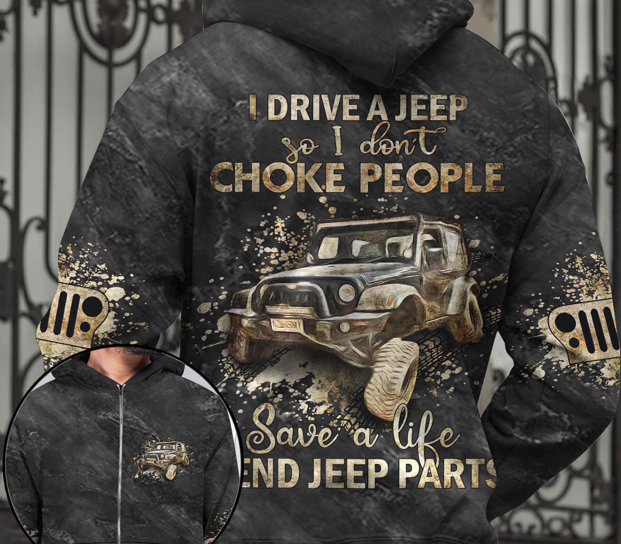 i-drive-a-jeep-so-i-dont-choke-people-hoodie