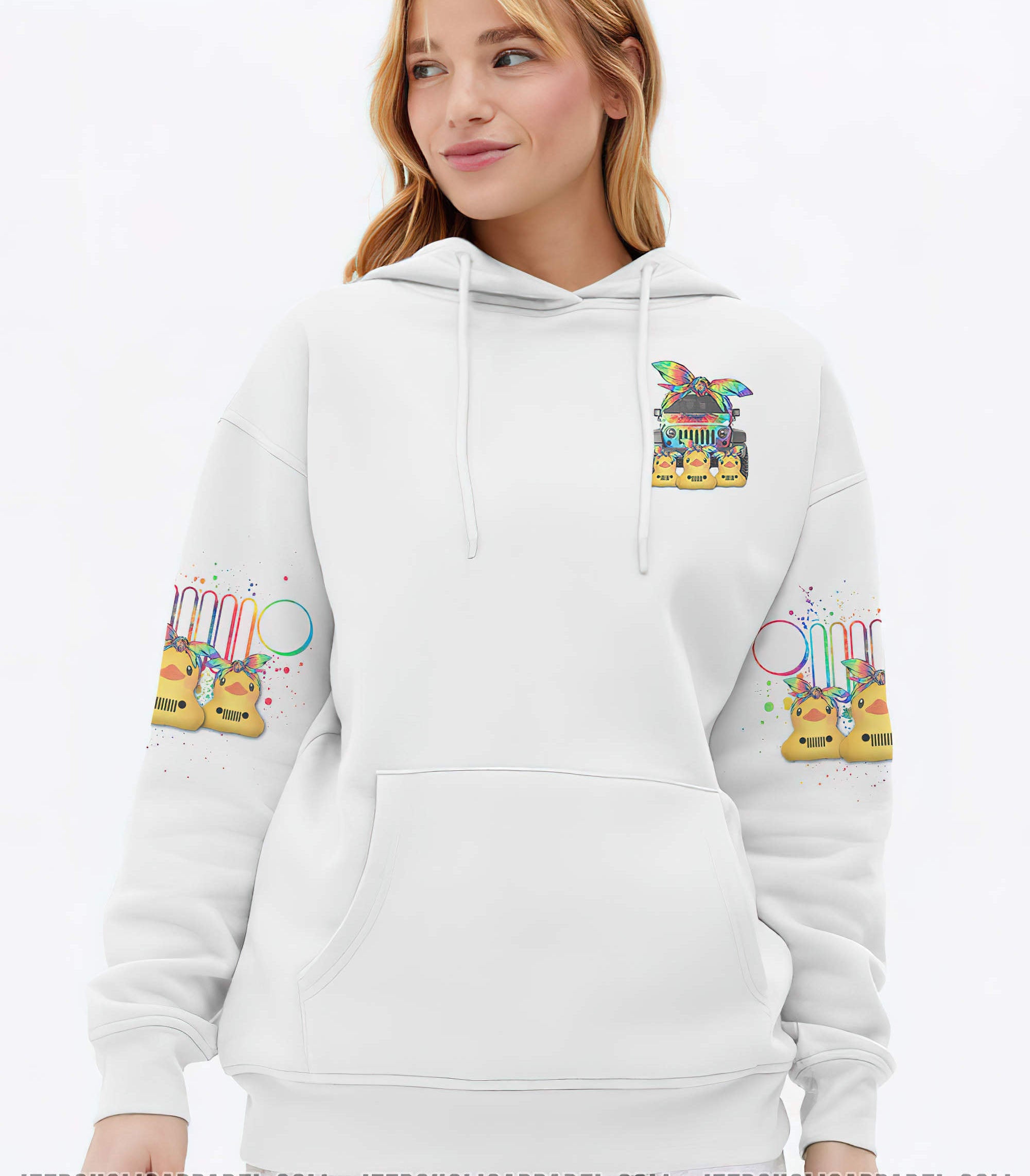 easily-distracted-by-jeeps-and-ducks-tie-dye-hoodie