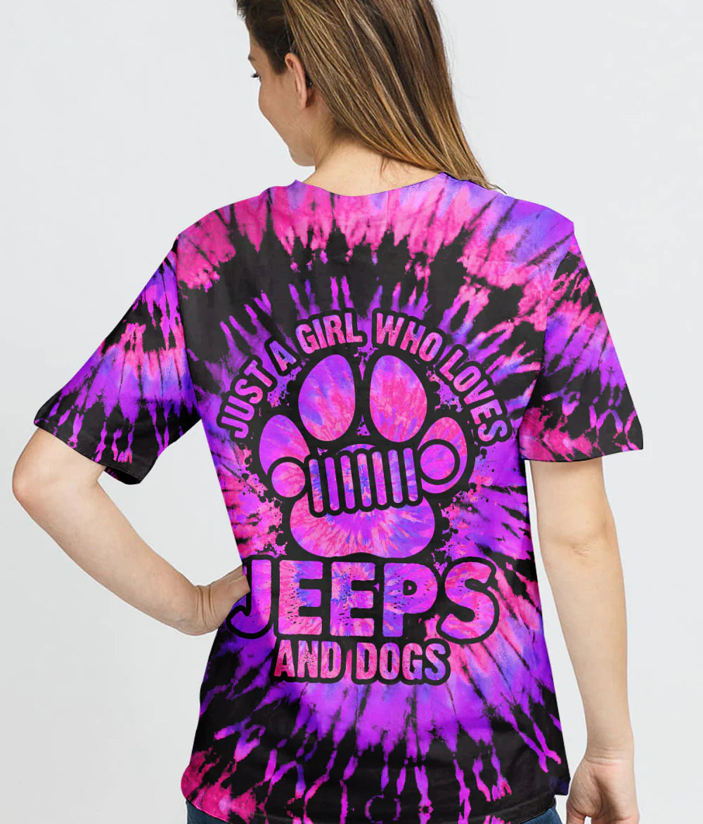 jeep-dog-paw-purple-pink-tie-dye-t-shirt