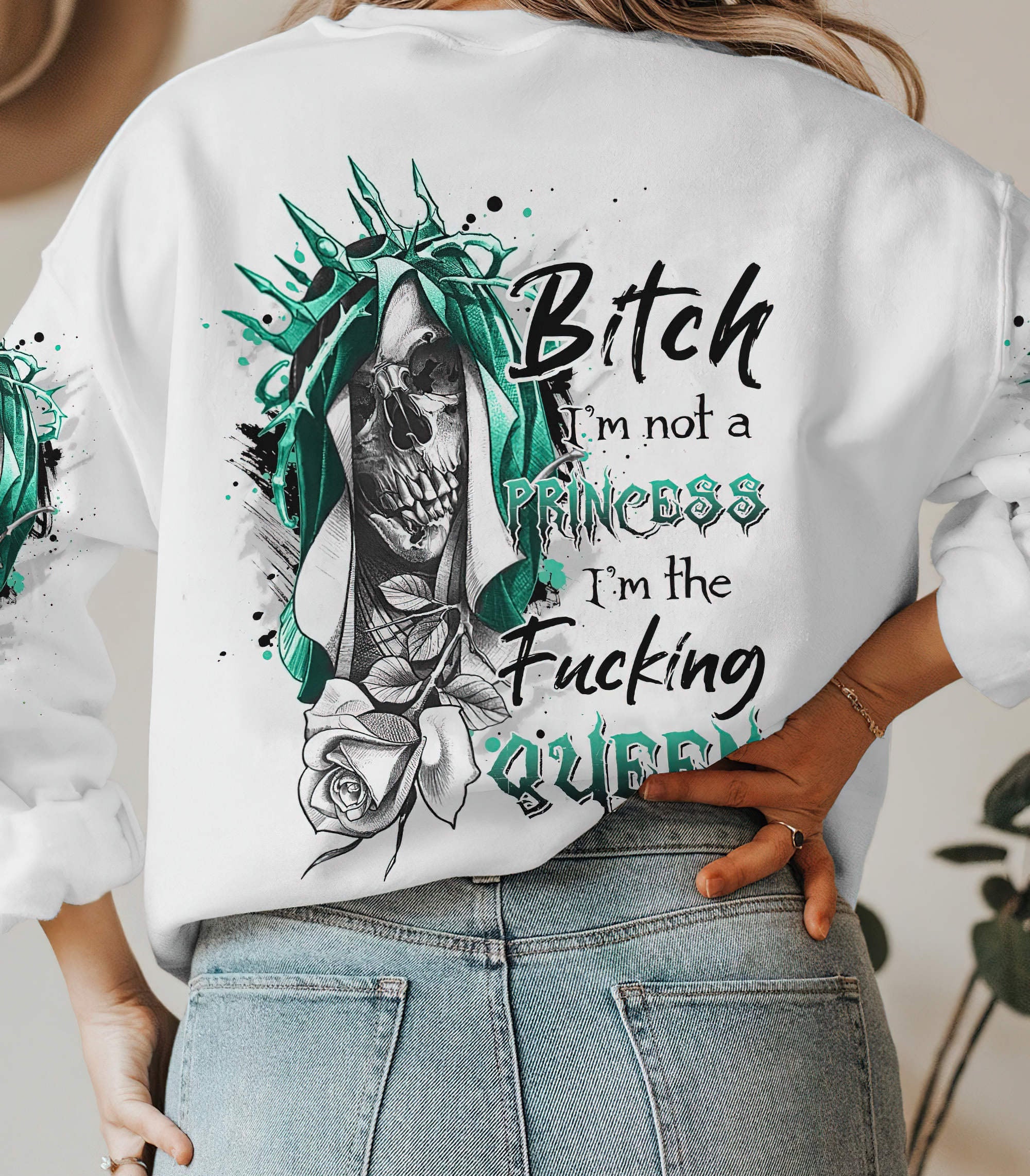 im-the-fking-queen-sketch-skull-all-over-print-sweatshirt