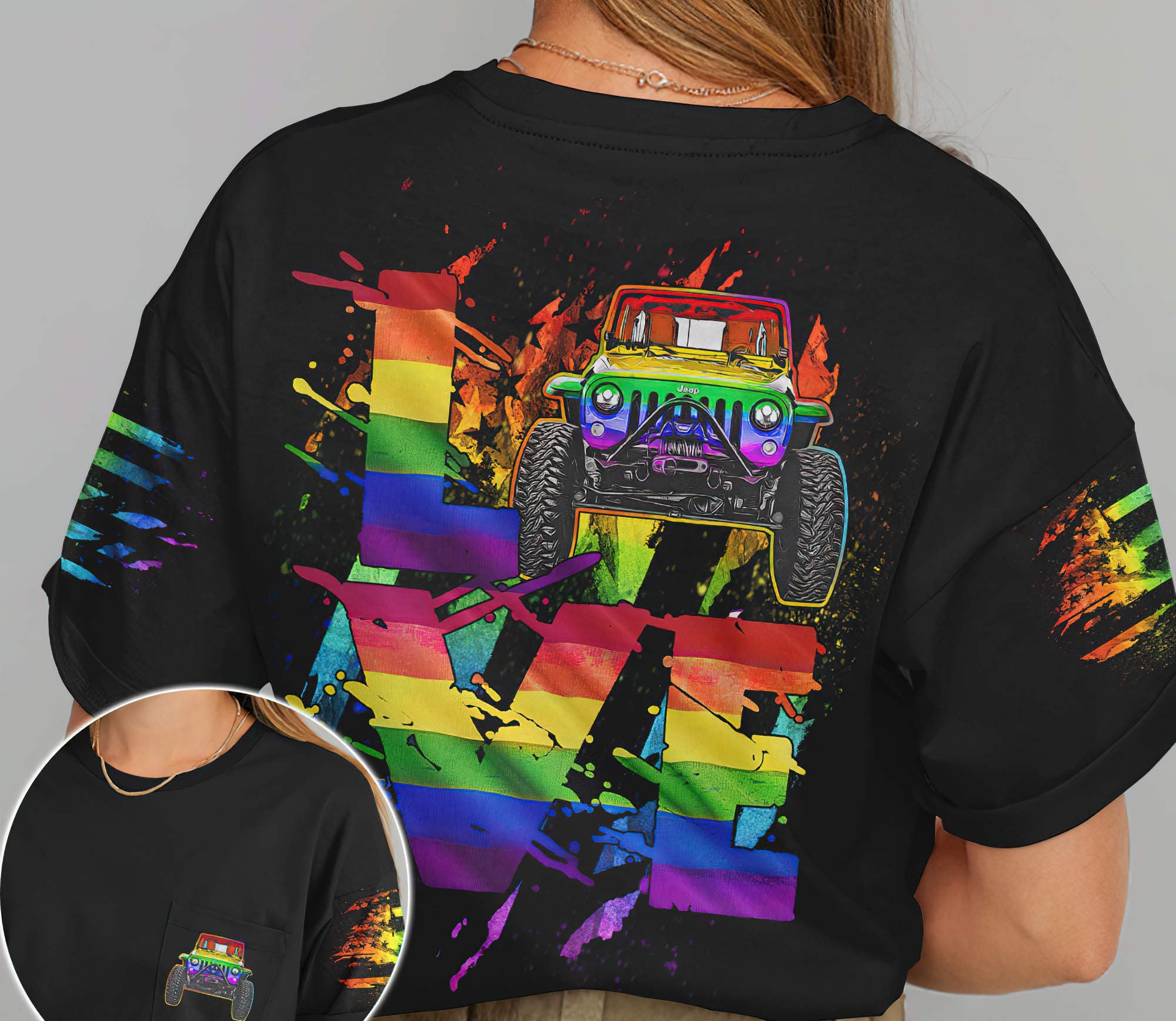 jeep-love-rainbow-couple-t-shirt