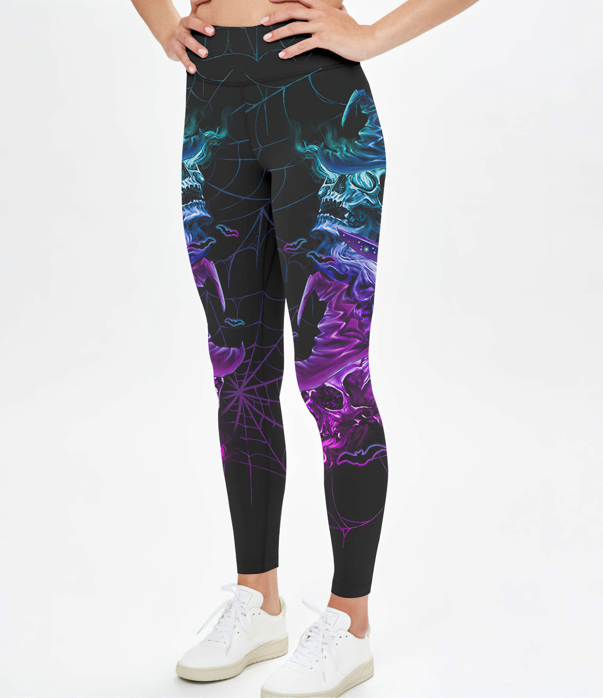 the-good-girl-in-me-got-tired-skull-witch-halloween-all-over-print-leggings