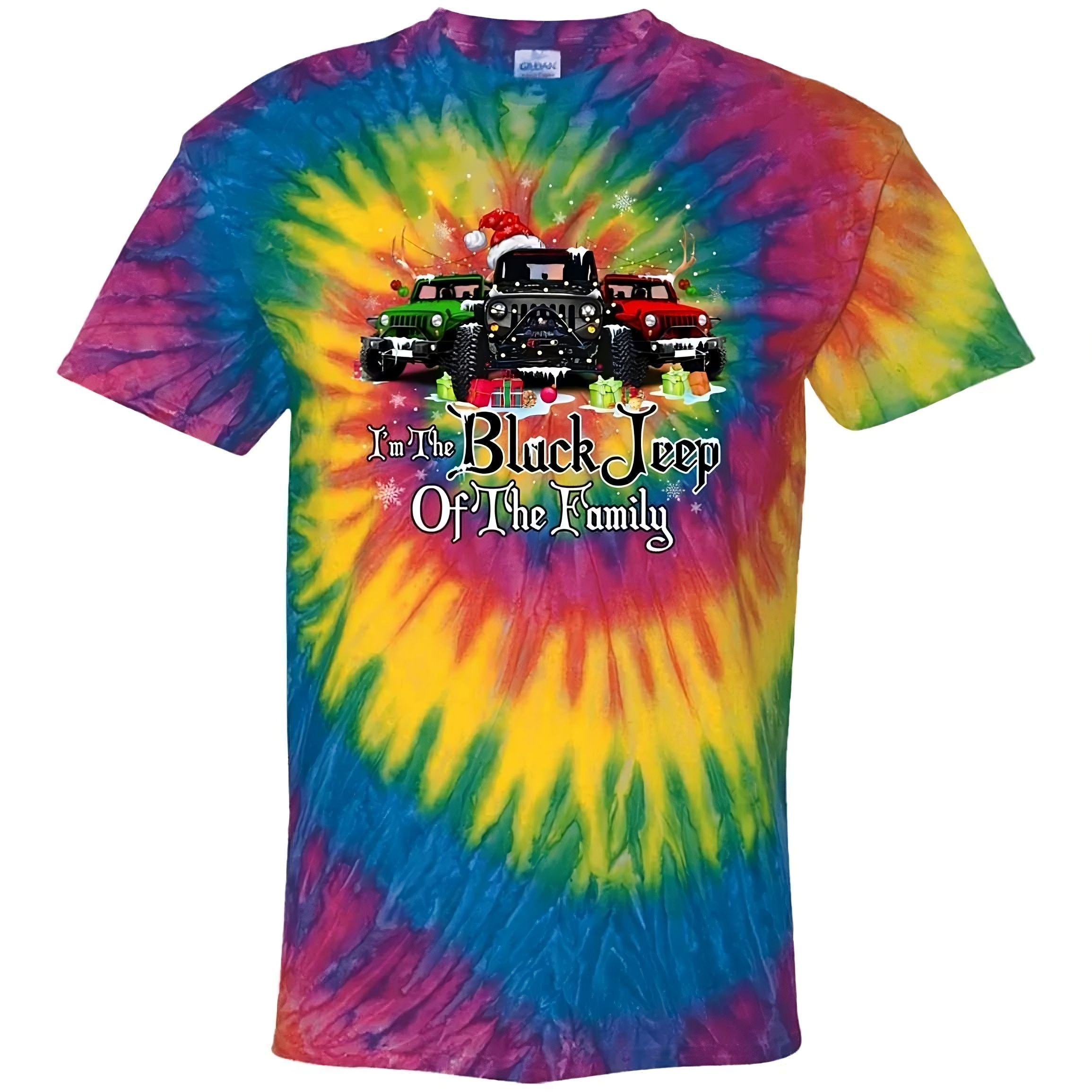 im-the-black-jeep-of-the-family-christmas-tie-dye-t-shirt