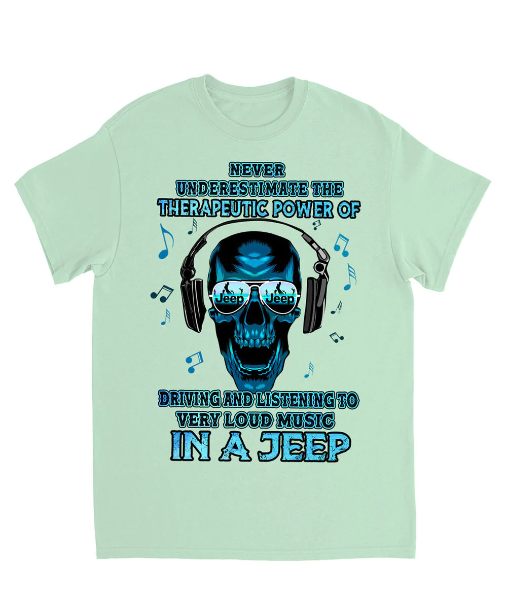 loud-music-in-a-jeep-skull-t-shirt