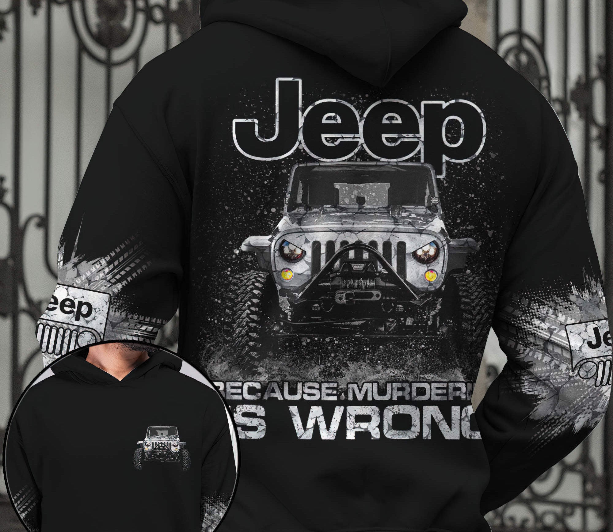 jeep-because-hoodie