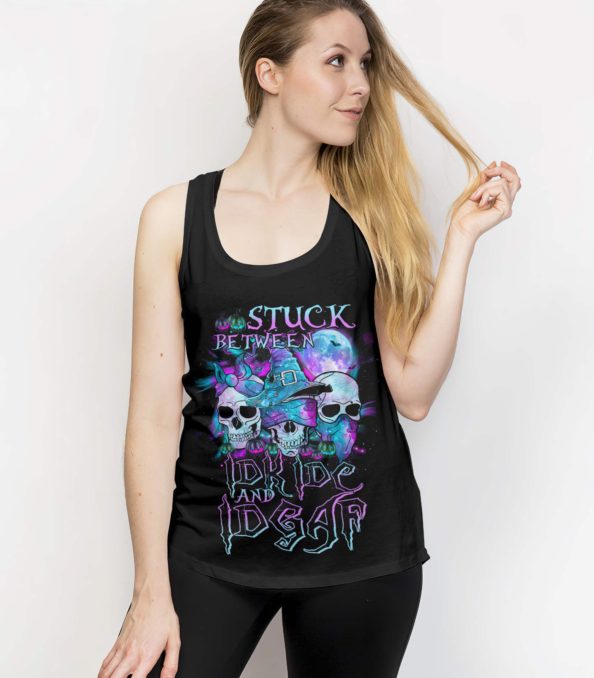 stuck-between-three-skulls-halloween-all-over-print-tank-top