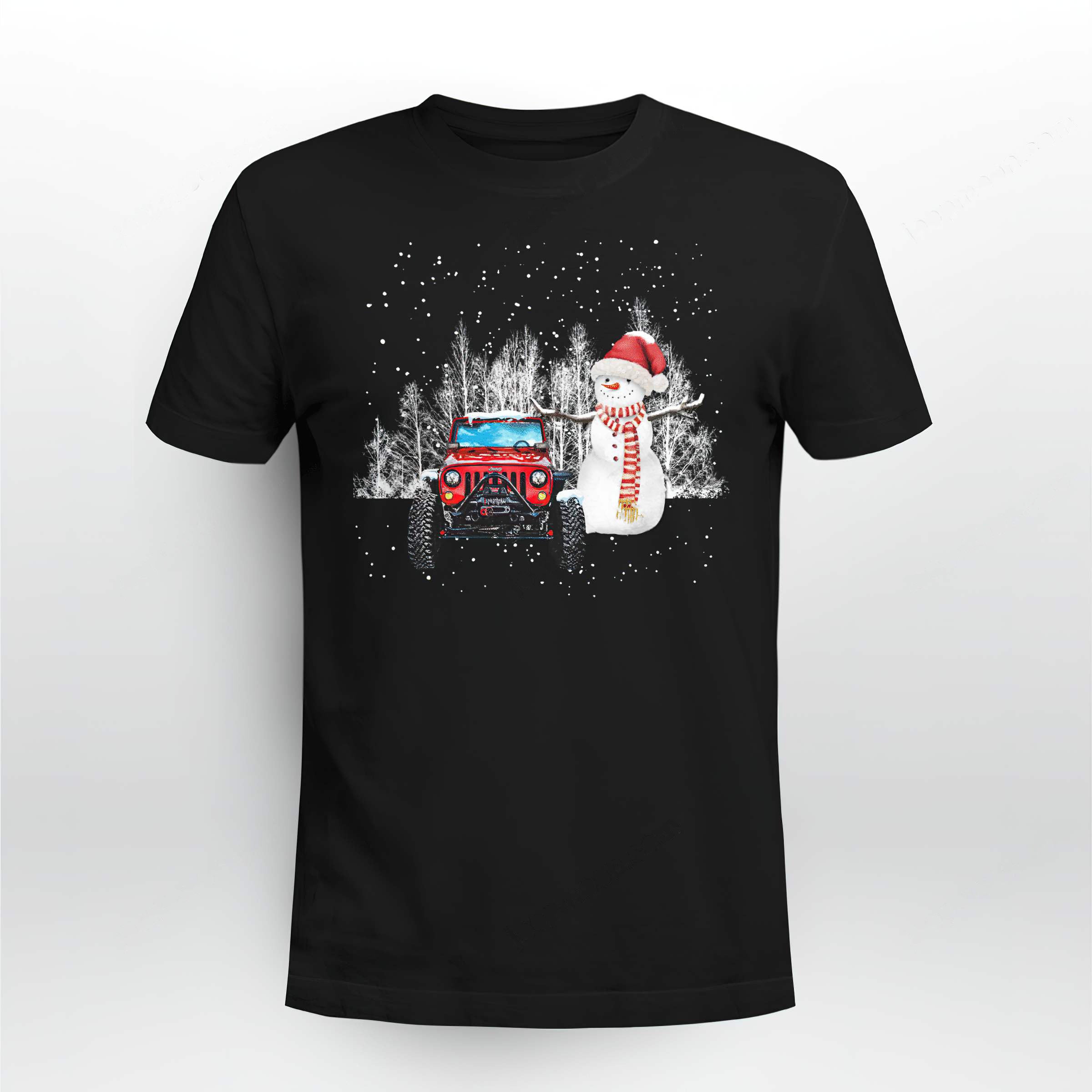 snow-jeep-christmas-2-t-shirt