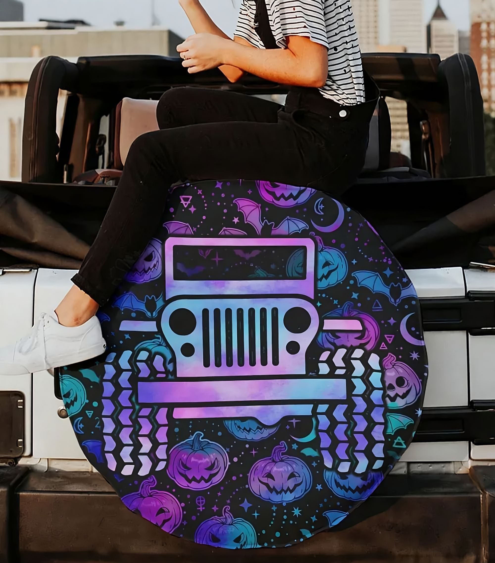 jeep-o-ween-plaid-pumpkin-purple-automotive-spare-tire-cover