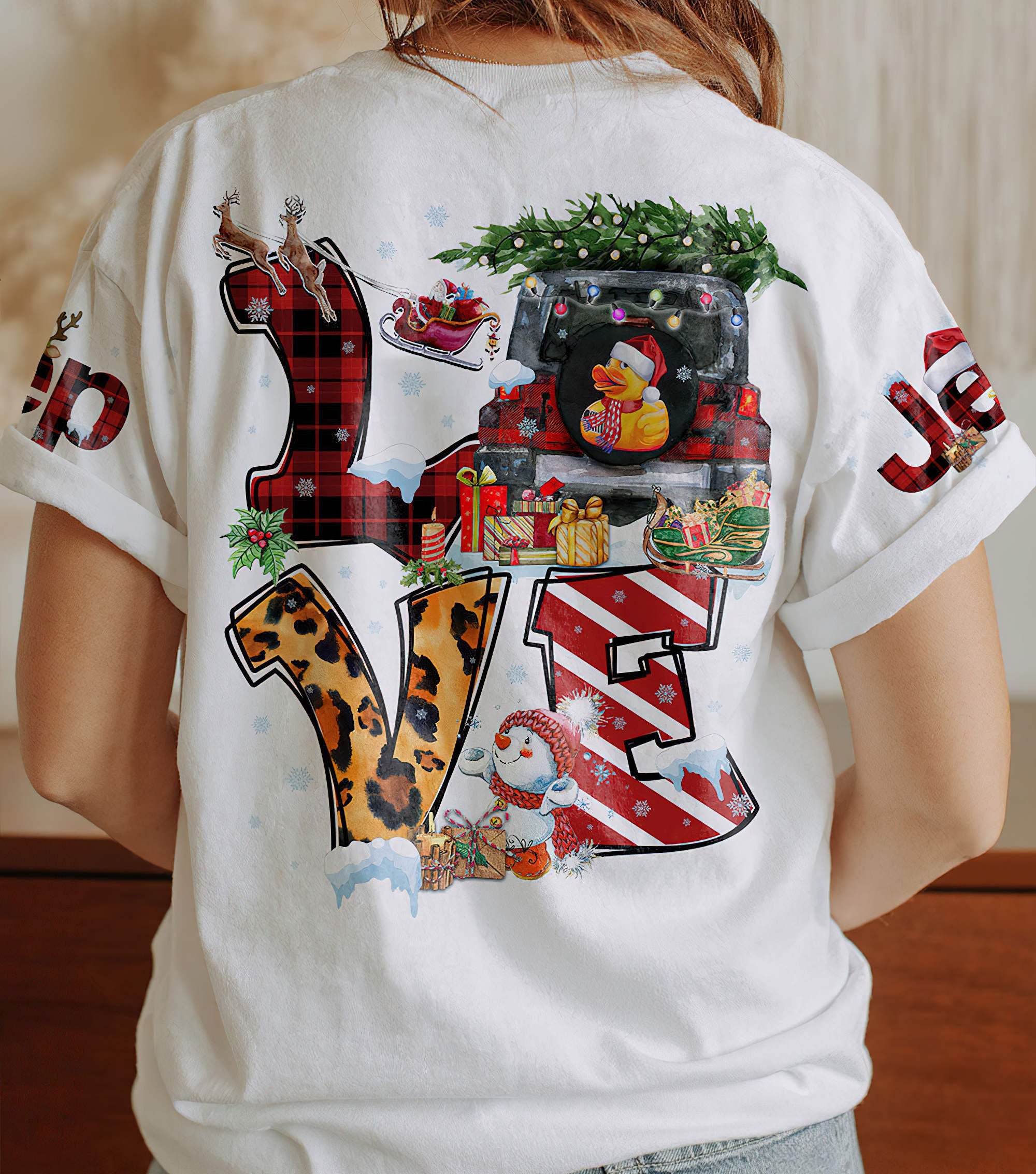 love-santas-duck-jeep-christmas-t-shirt