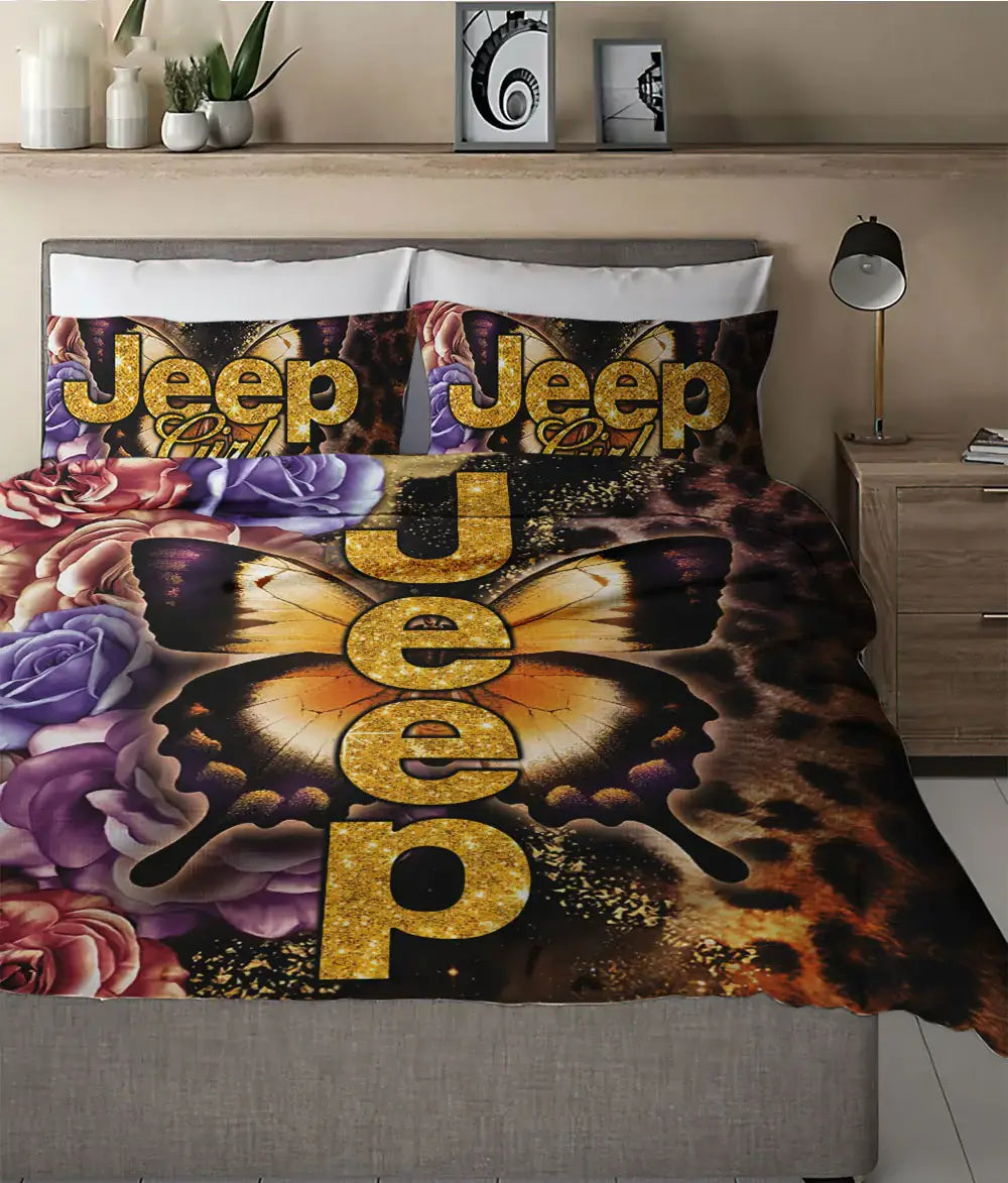 jeep-leopard-flower-bedding-set-bedding-set