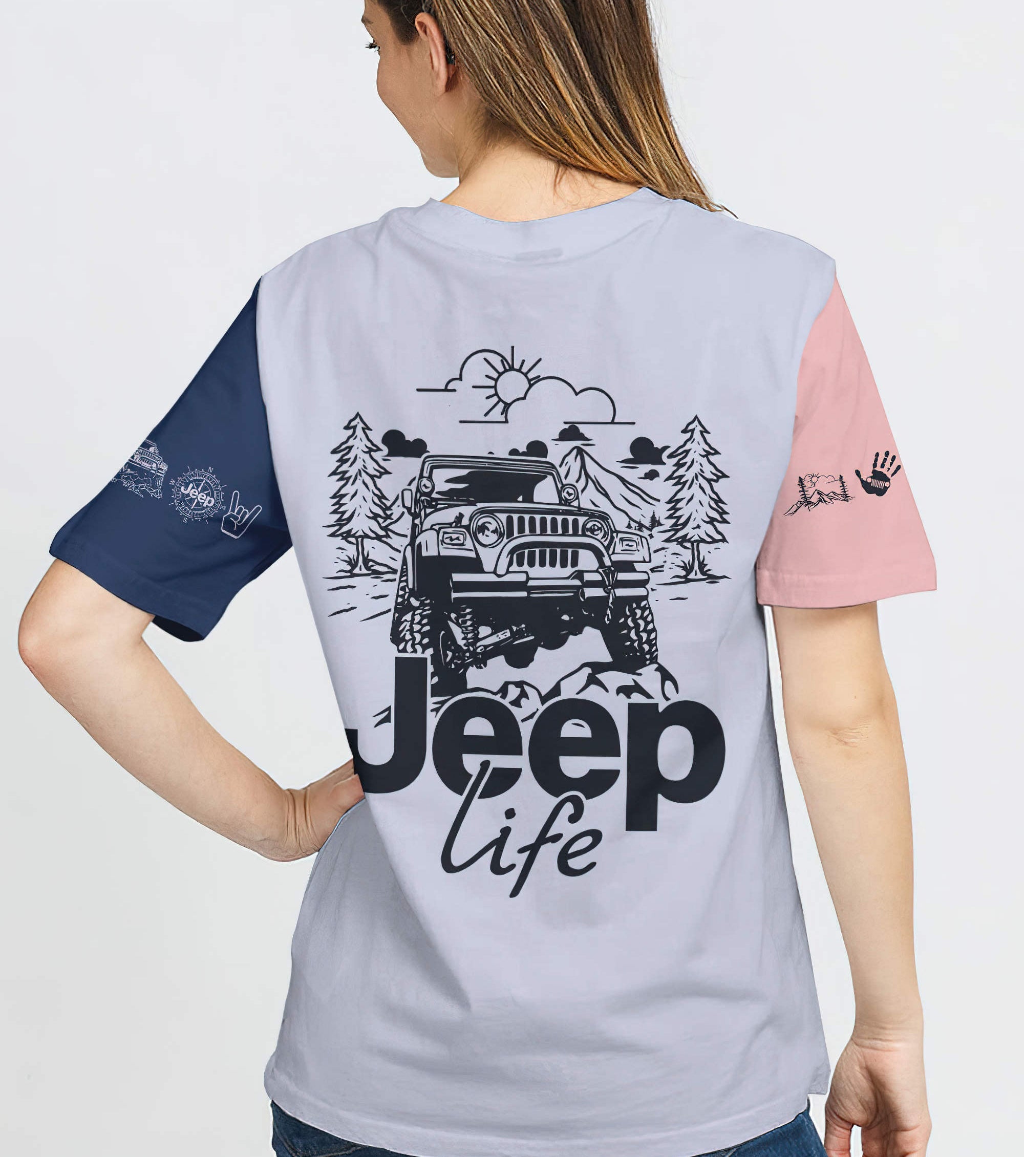 jeep-life-lavender-blue-t-shirt