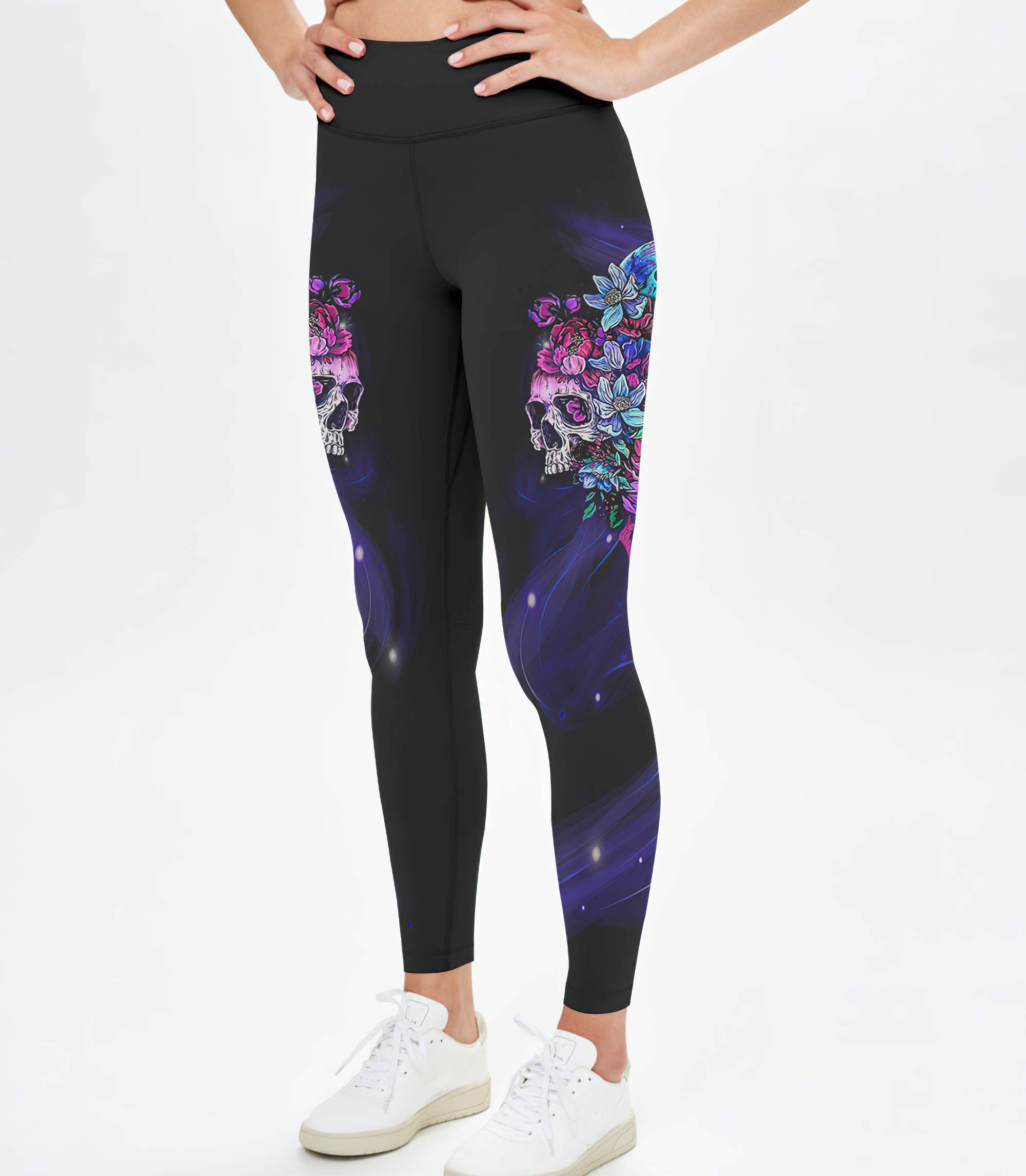 the-good-girl-in-me-floral-skull-all-over-print-1-leggings