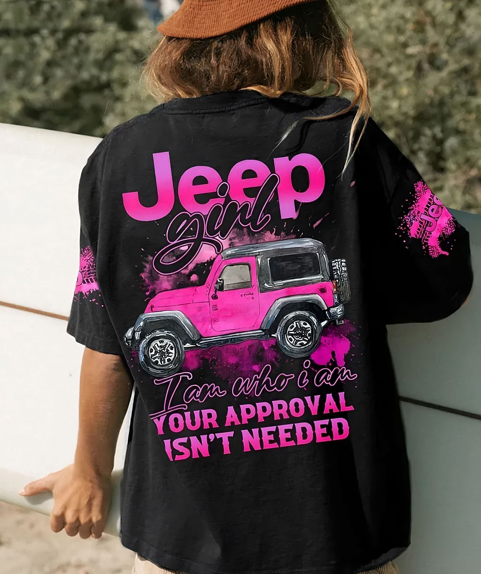 your-approval-isnt-needed-jeep-girl-pink-all-over-print-t-shirt