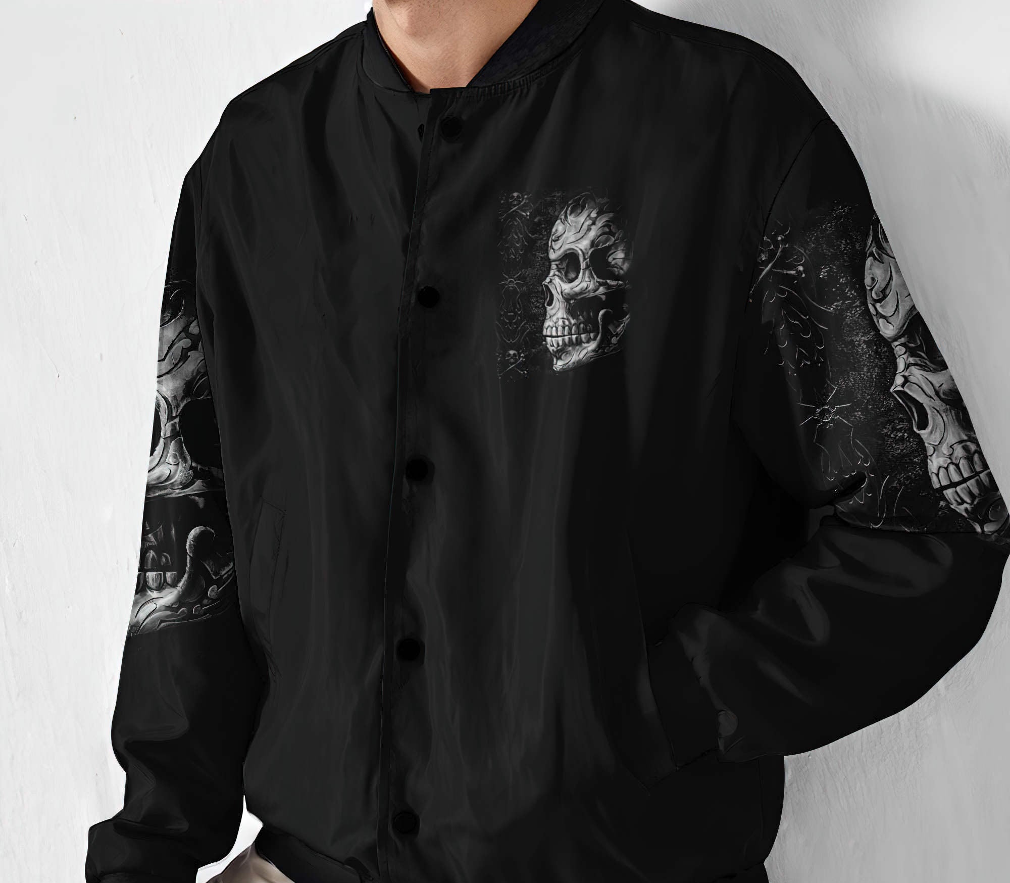 Skull Man Bomber Jacket