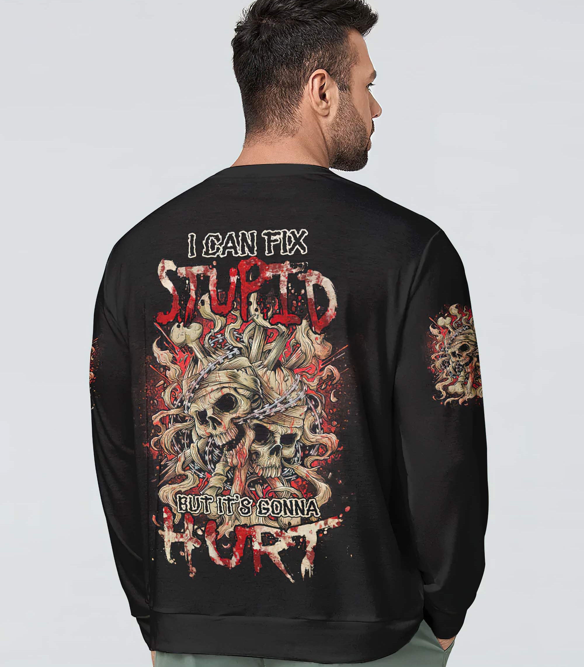 i-can-fix-stupid-skull-bones-blood-all-over-print-sweatshirt