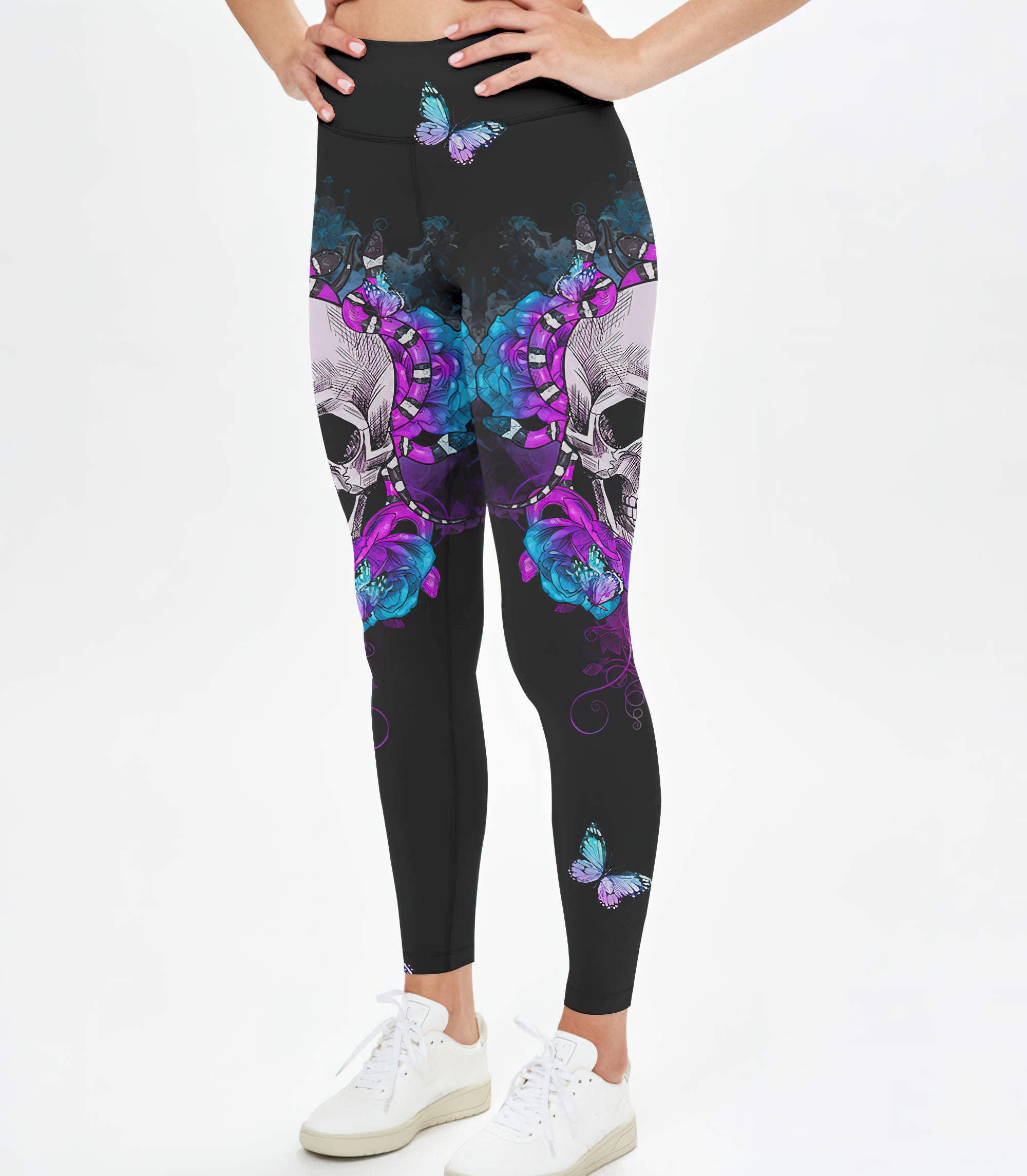 im-the-kind-of-b-flower-skull-all-over-print-leggings