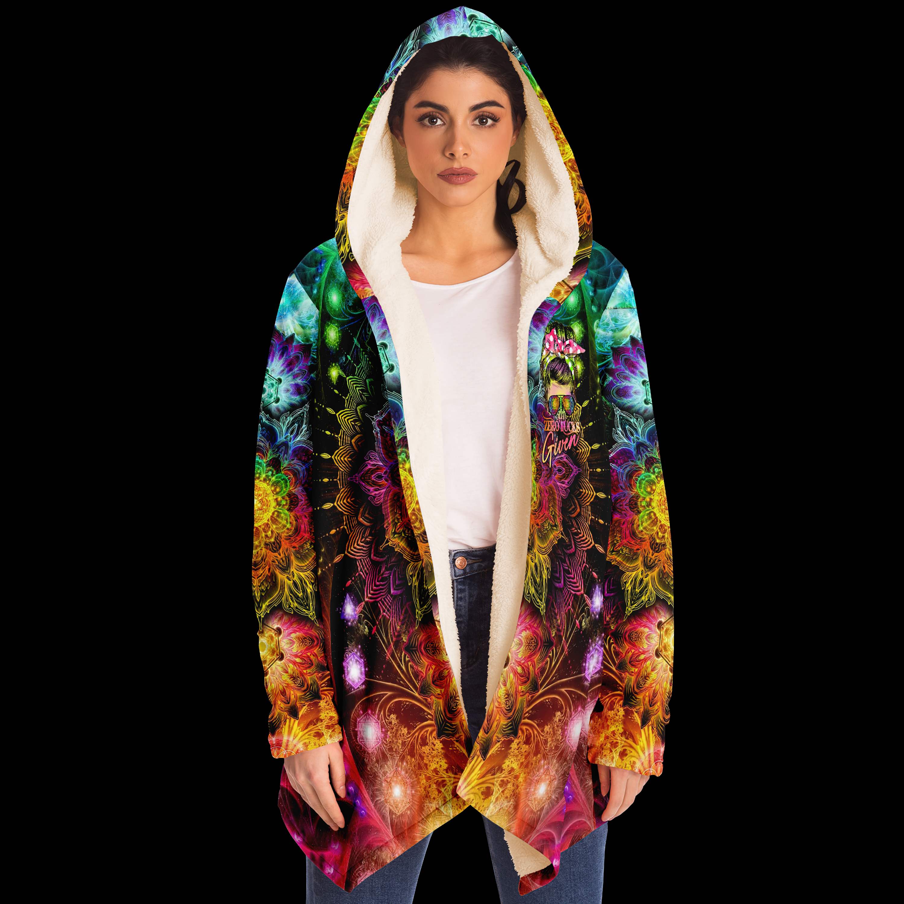 skull-messy-bun-colorful-mandala-cloaks