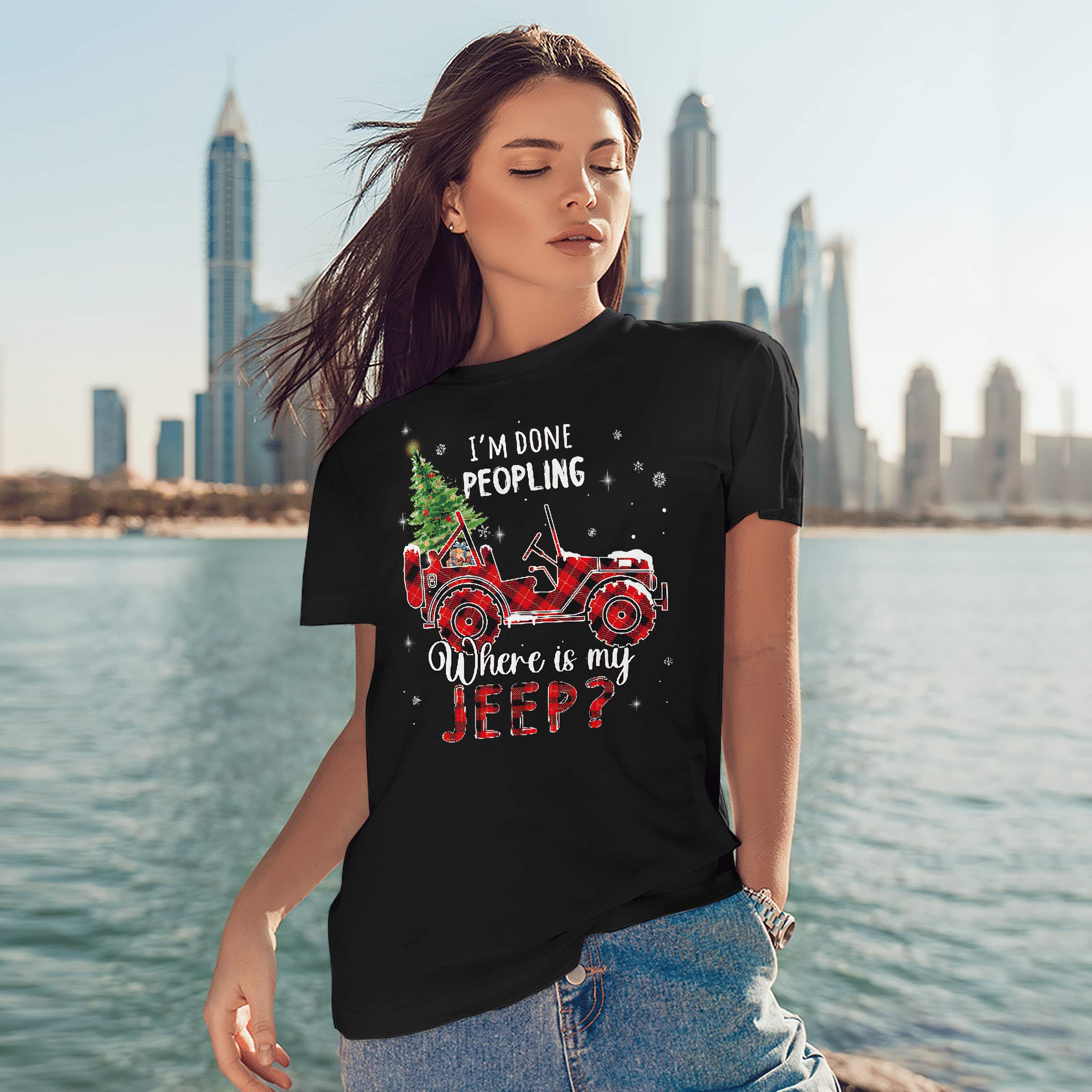 im-done-jeep-christmas-t-shirt