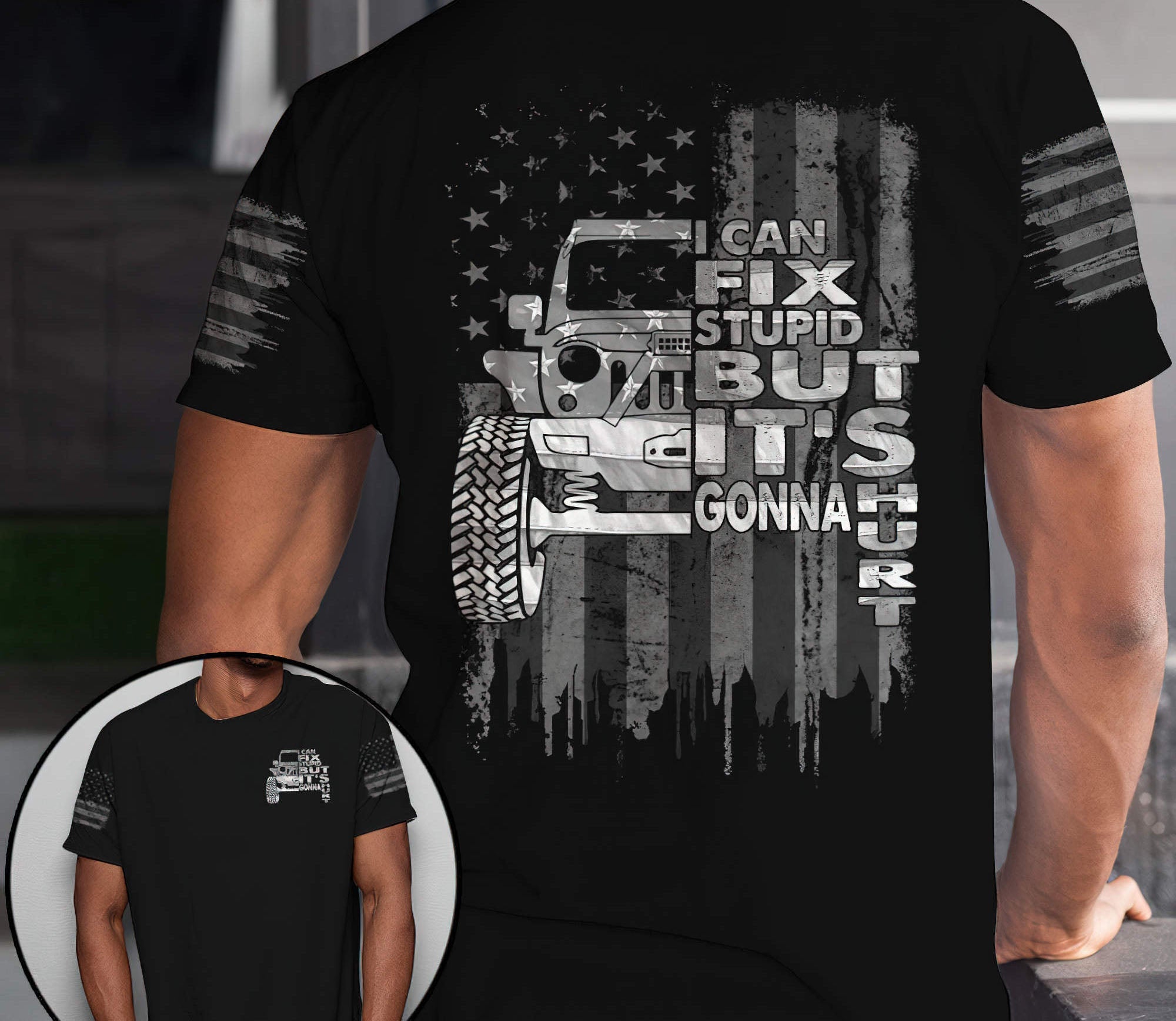 i-can-fix-stupid-jeep-flag-t-shirt