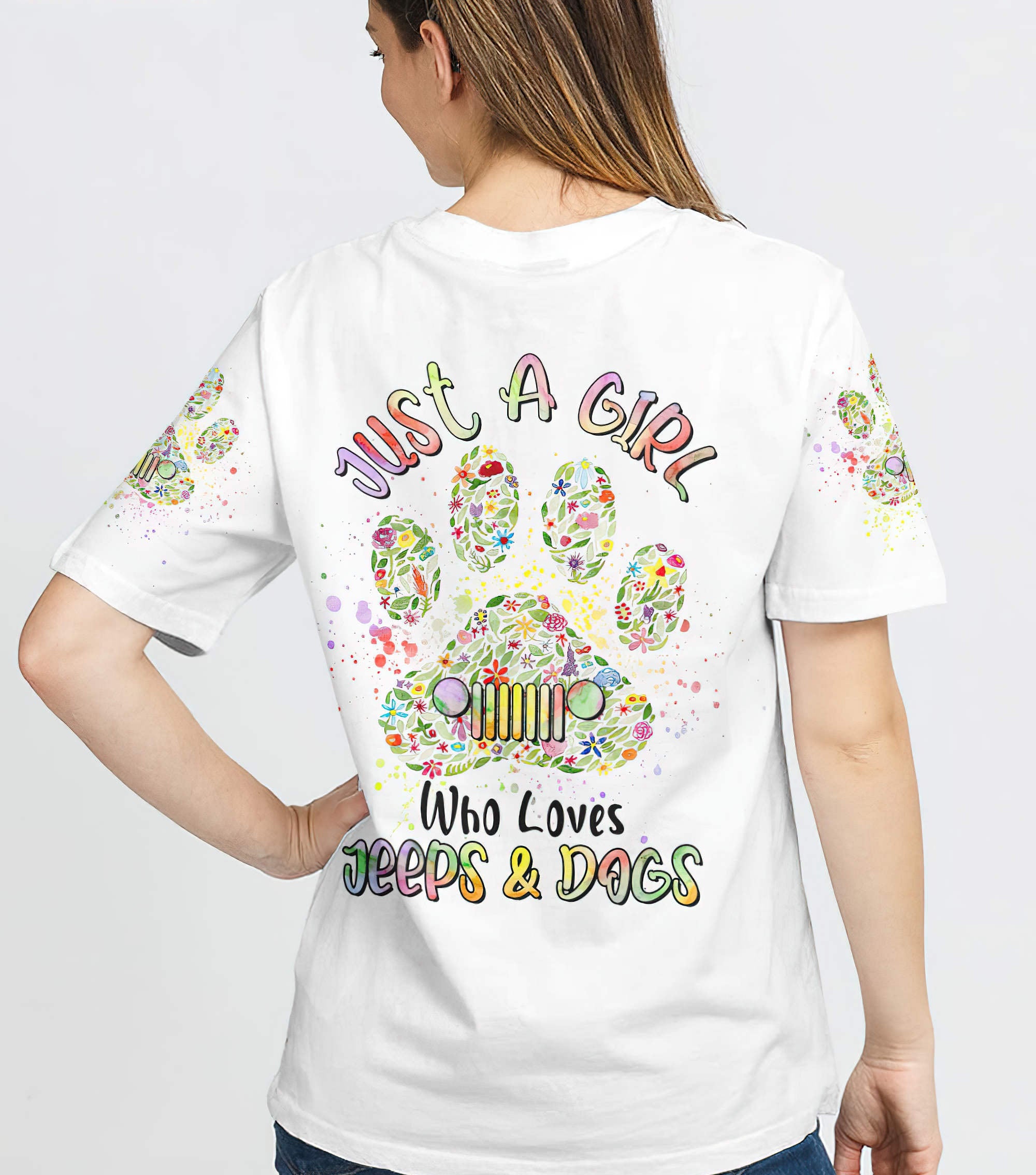 just-a-girl-who-loves-jeeps-and-dogs-floral-t-shirt