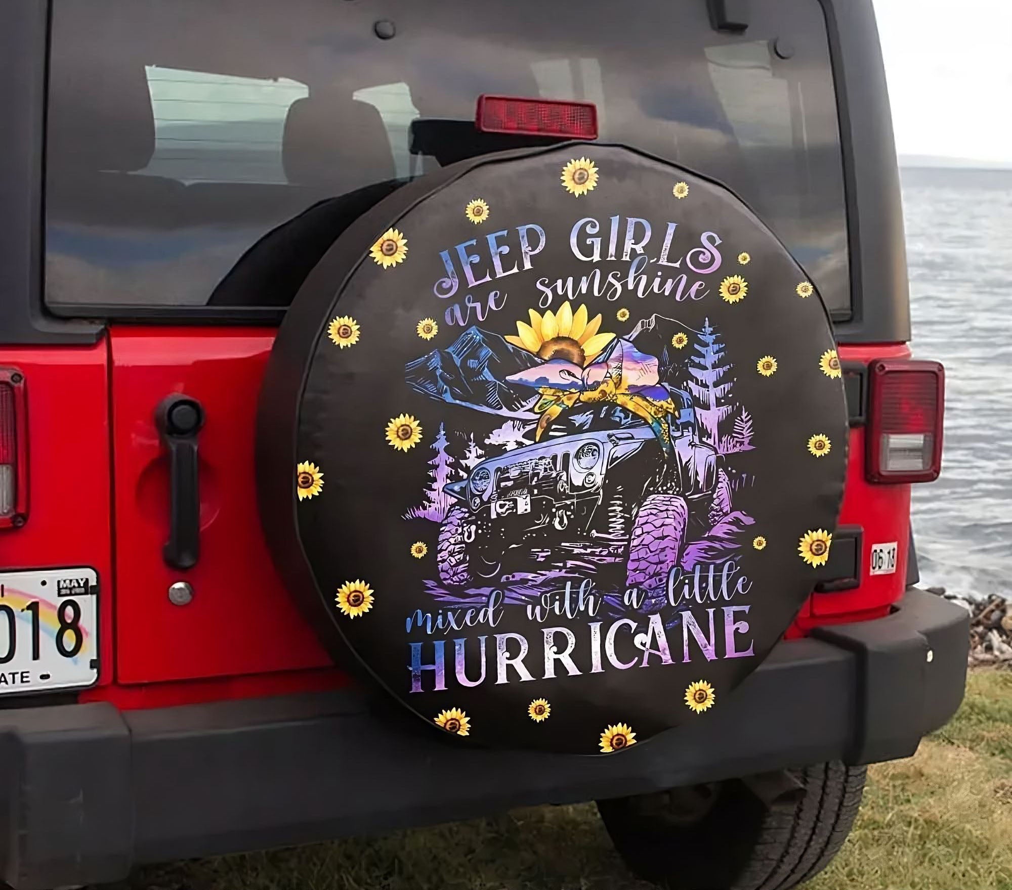 jeep-girls-are-sunshine-sunflower-purple-automotive-spare-tire-cover