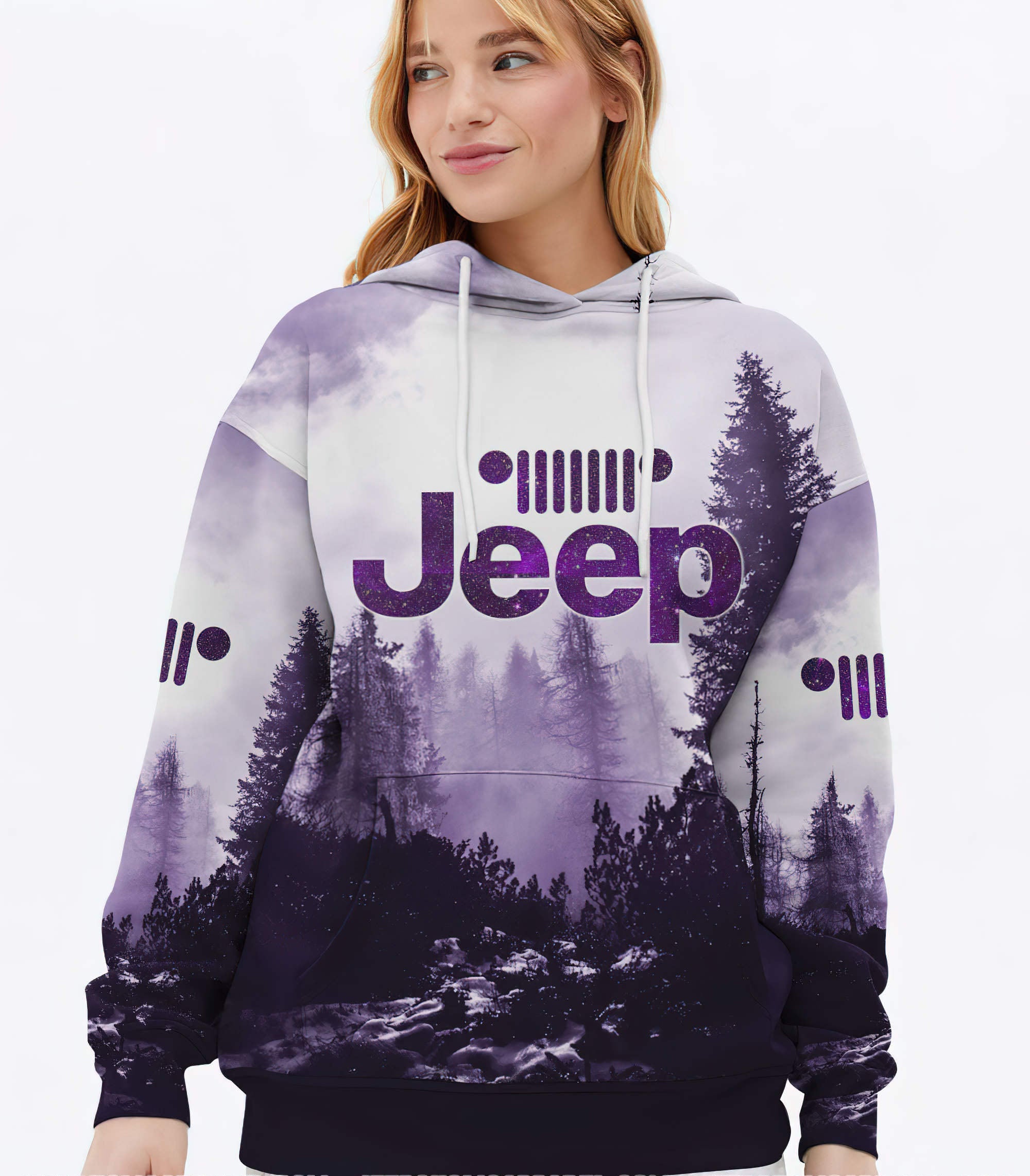 jeep-not-all-who-wander-are-lost-purple-forest-hoodie