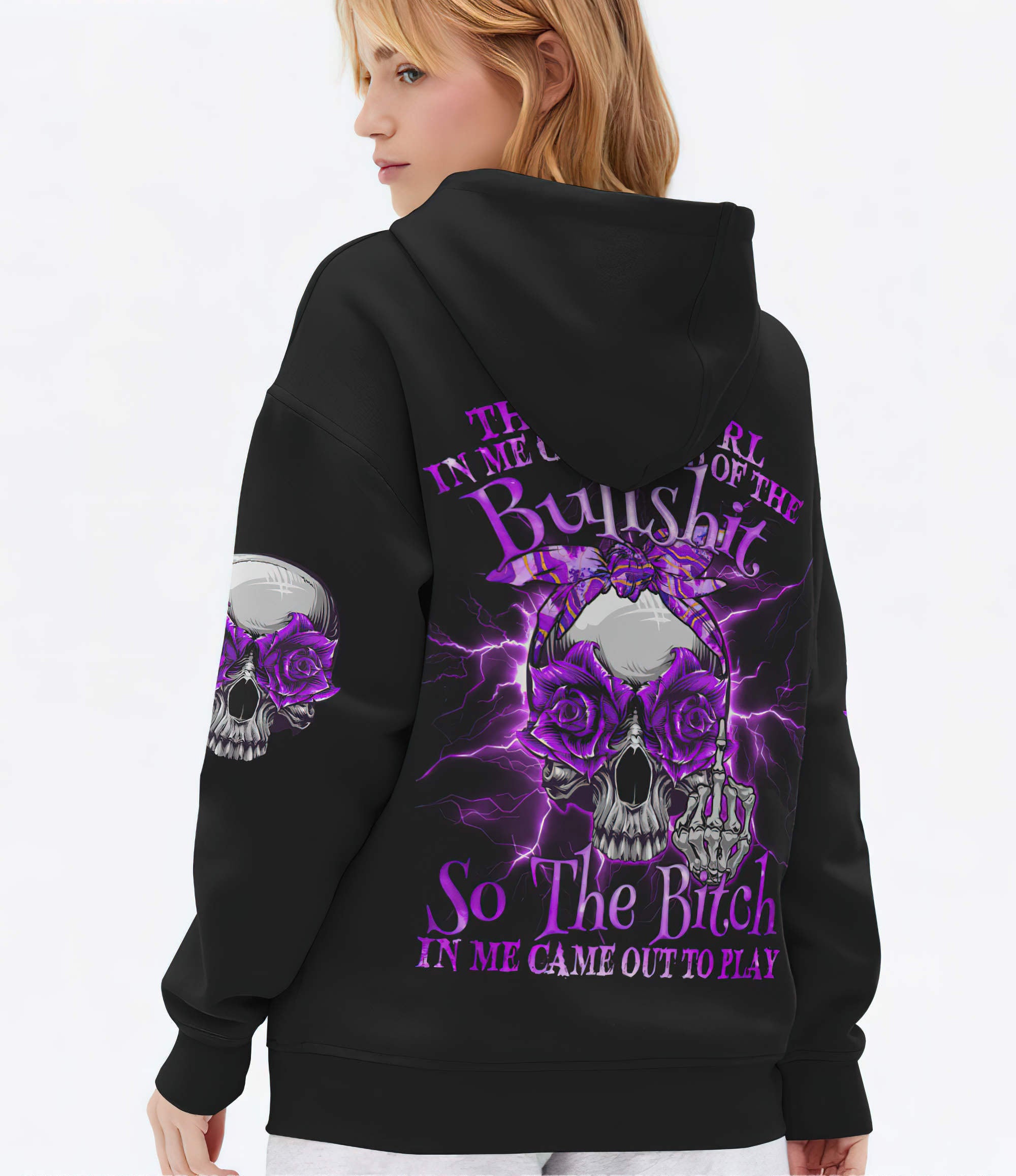 the-good-girl-in-me-purple-rose-skull-thunder-all-over-print-hoodie