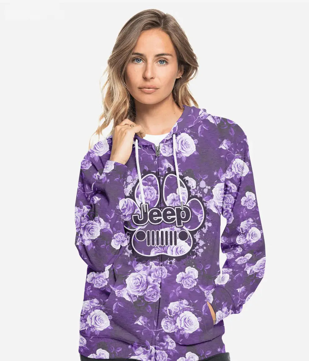 just-a-girl-who-loves-jeeps-and-dogs-floral-hoodie