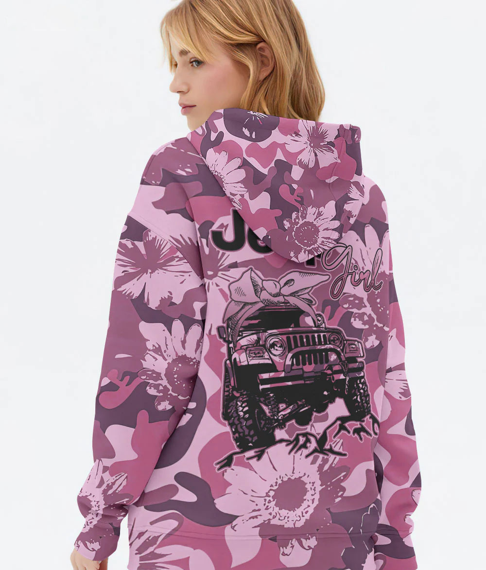 jeep-girl-pink-camo-flower-hoodie