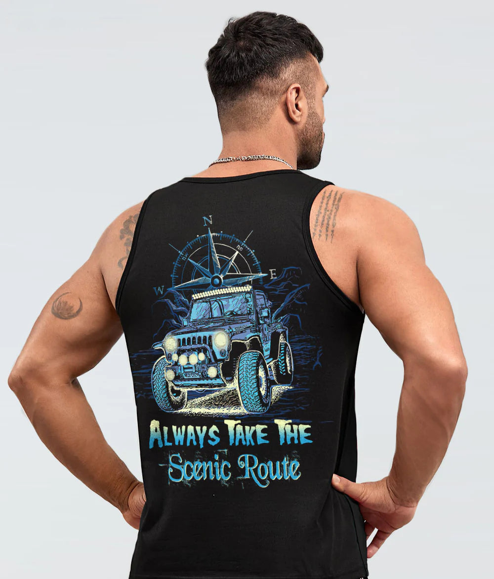 always-take-the-scenic-routevintage-jeep-tank-top