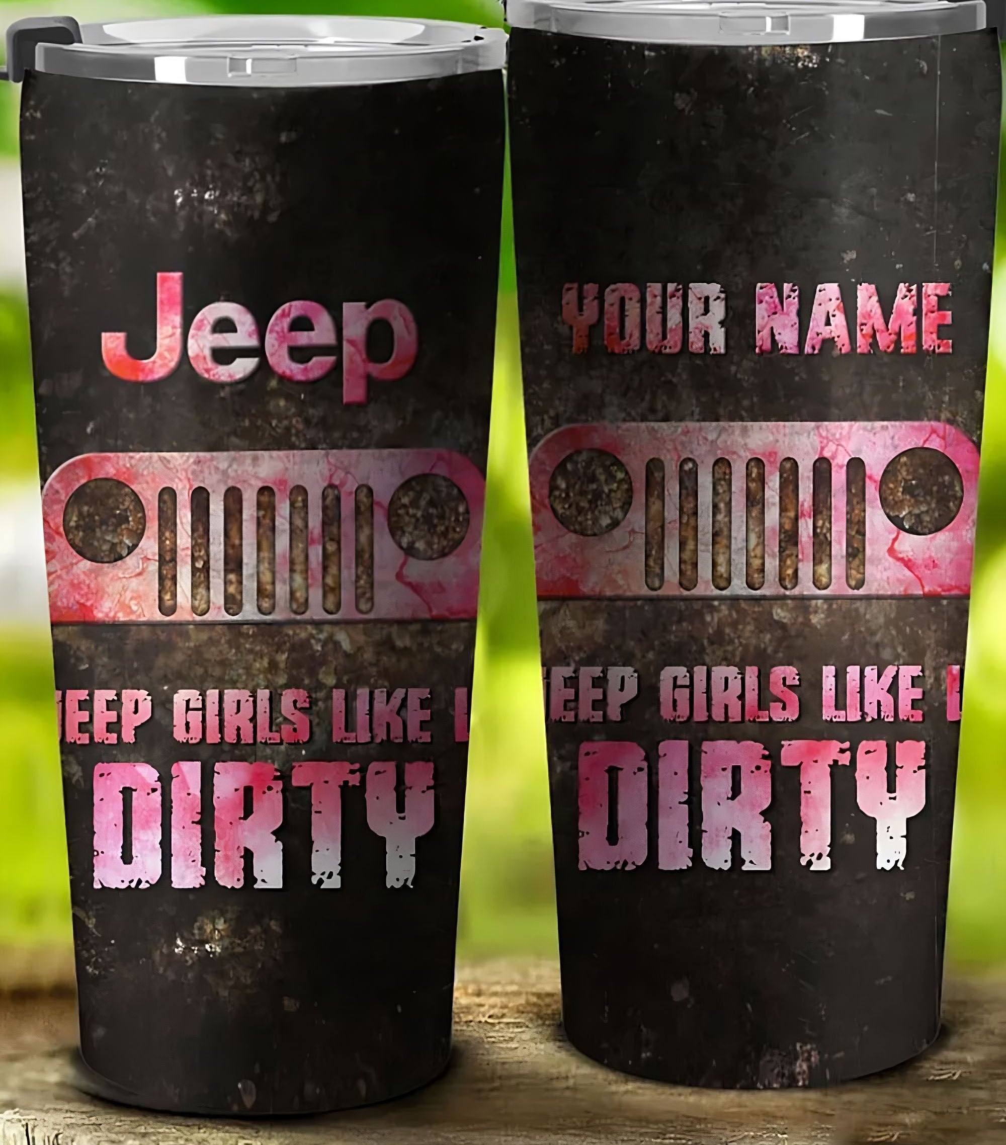 personalized-jeep-girls-like-it-dirty-tumbler