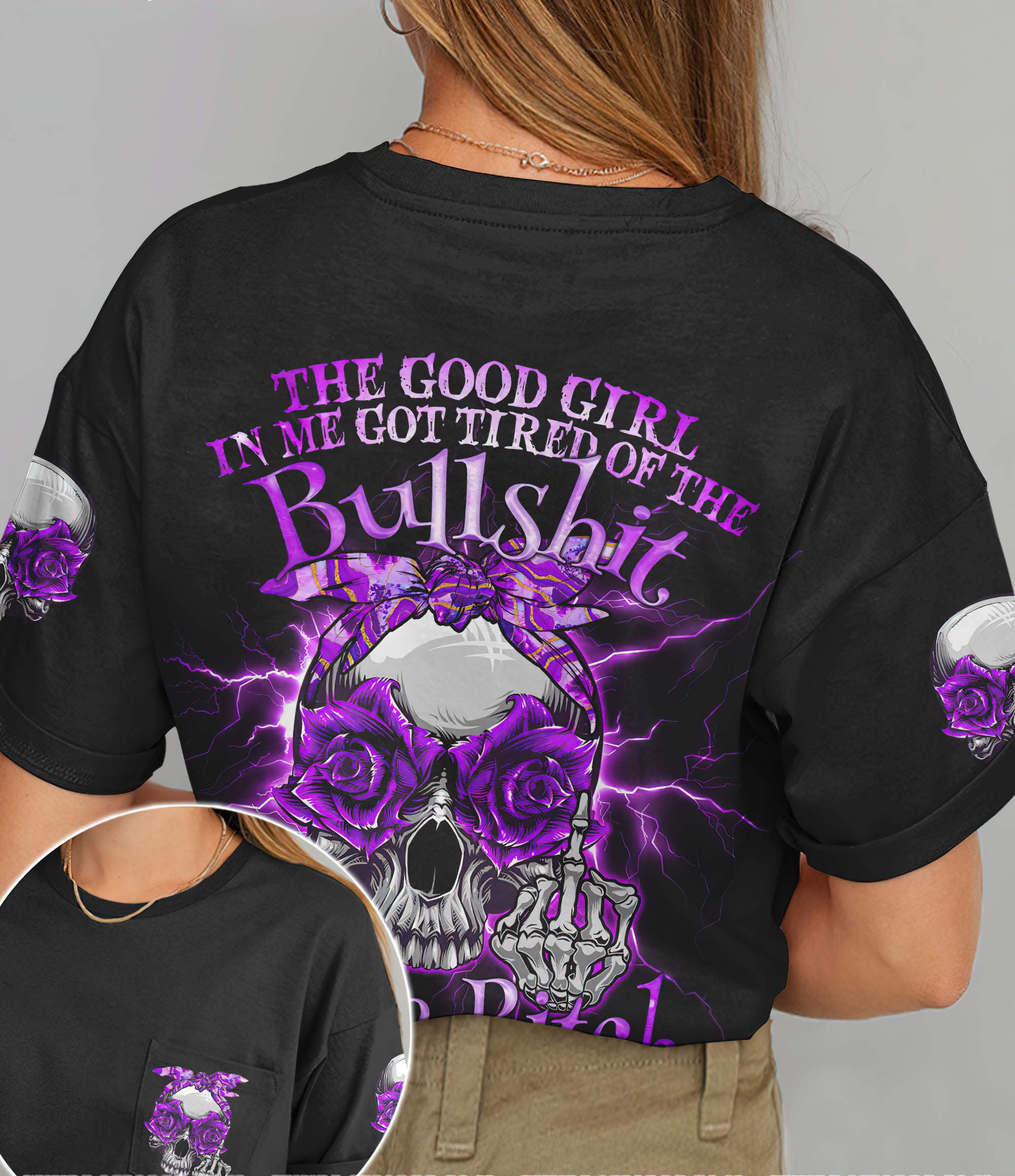 the-good-girl-in-me-purple-rose-skull-thunder-all-over-print-t-shirt