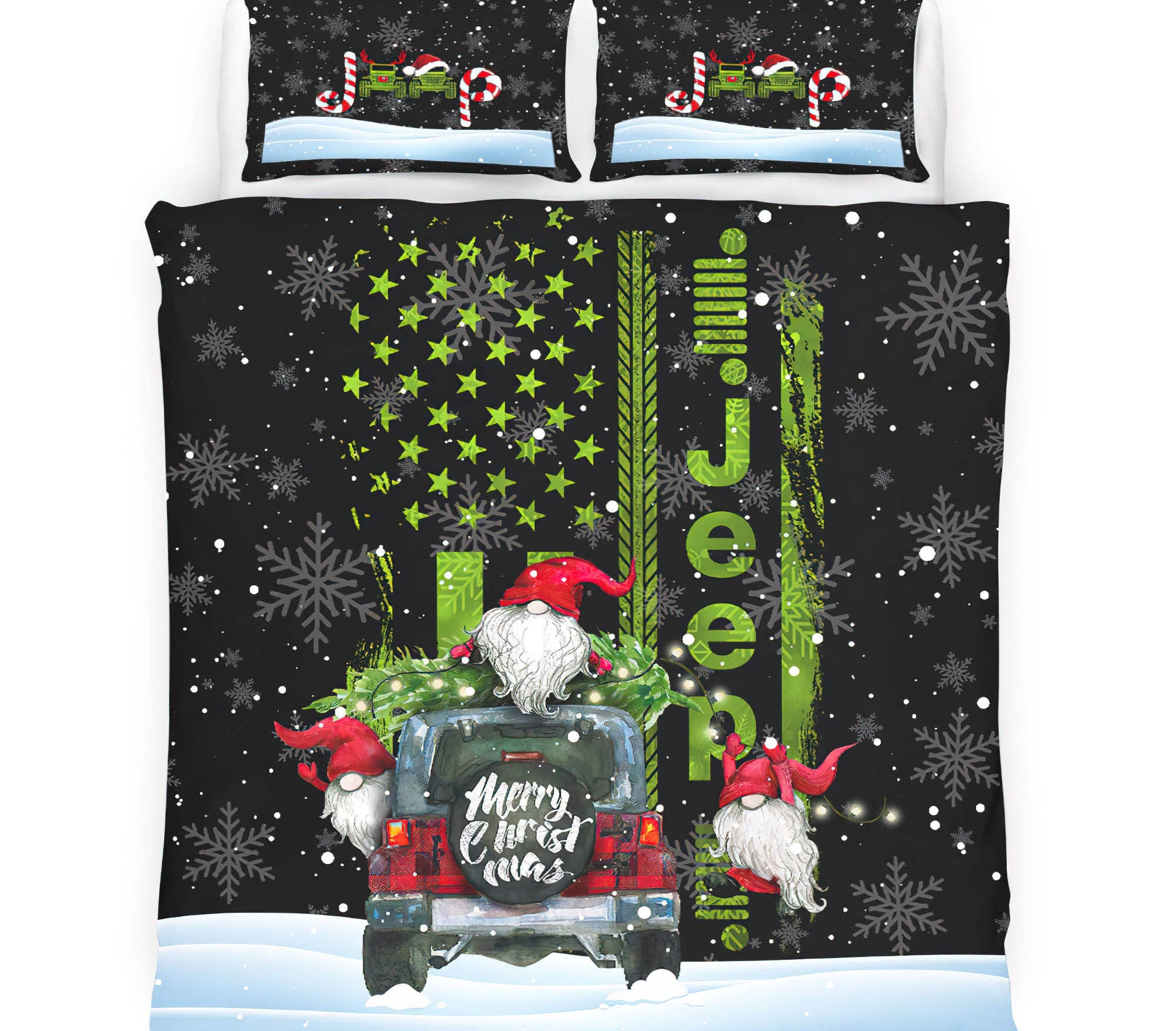 jeep-gn-xmas-flag-bedding-set