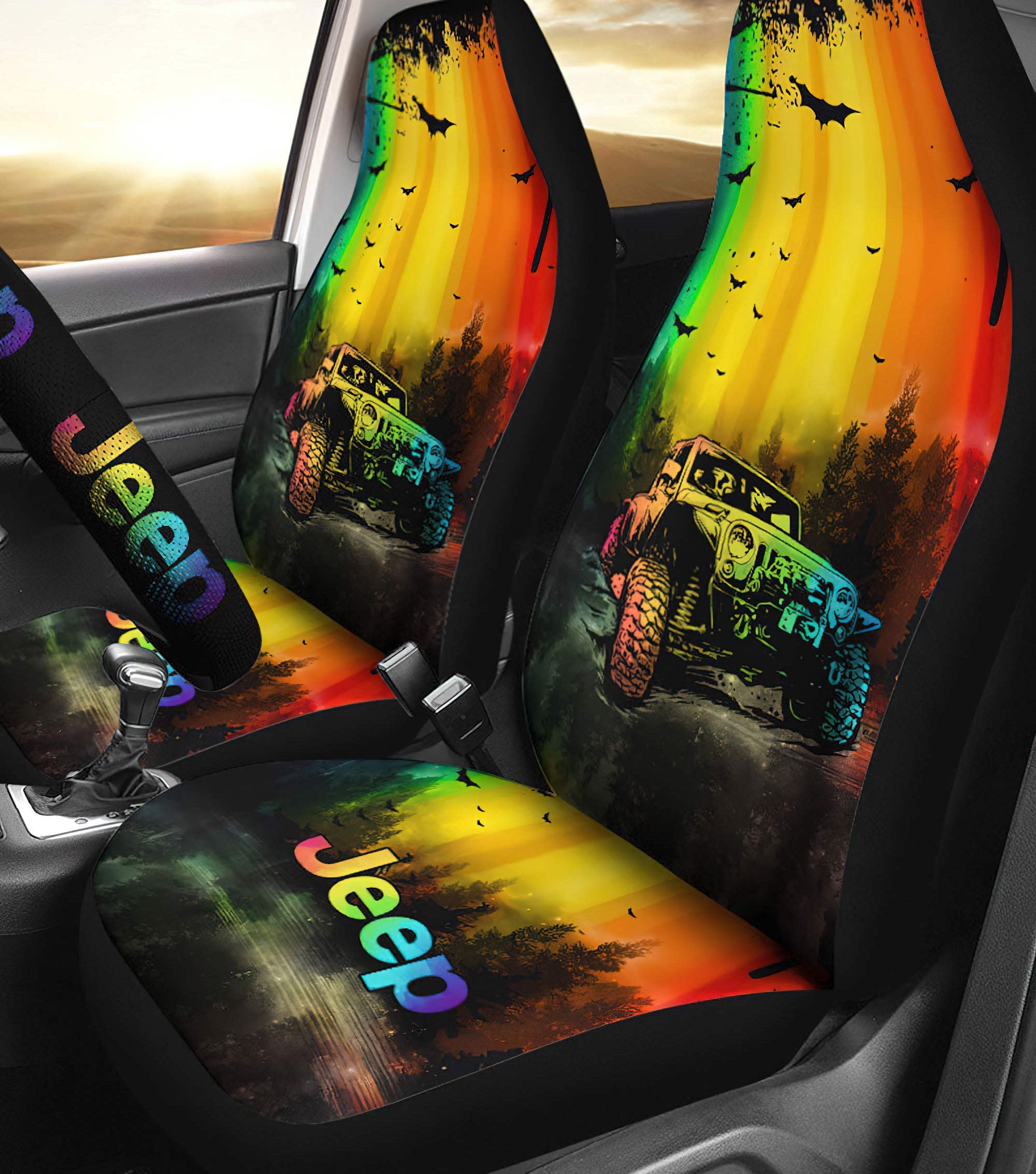 jeep-rainbow-car-seat-cover