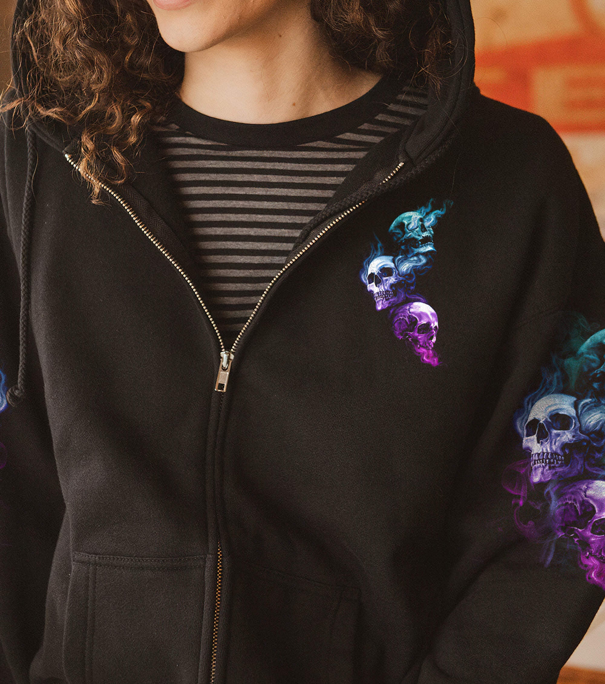 warning-kinda-crazy-3-skulls-all-over-print-hoodie