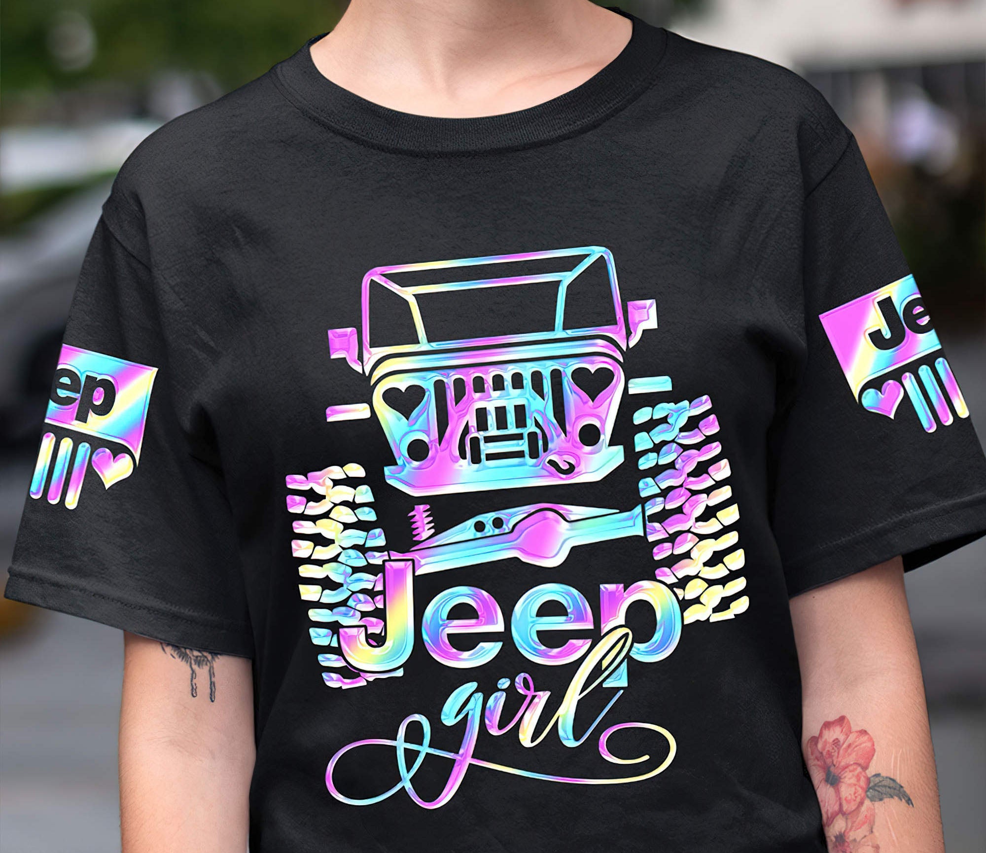 jeep-girl-holographic-effect-t-shirt