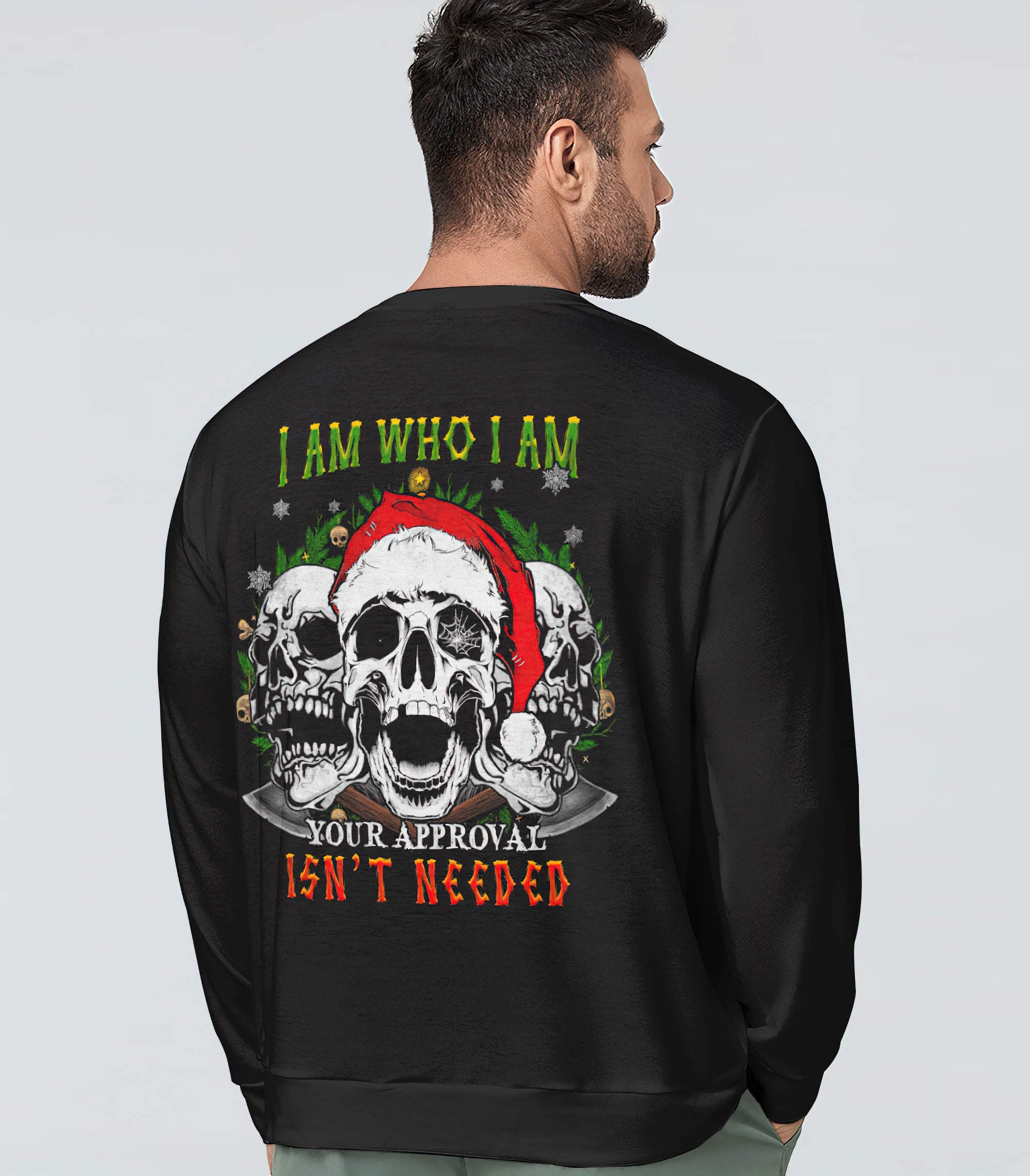 i-am-who-i-am-skull-christmas-all-over-print-sweatshirt