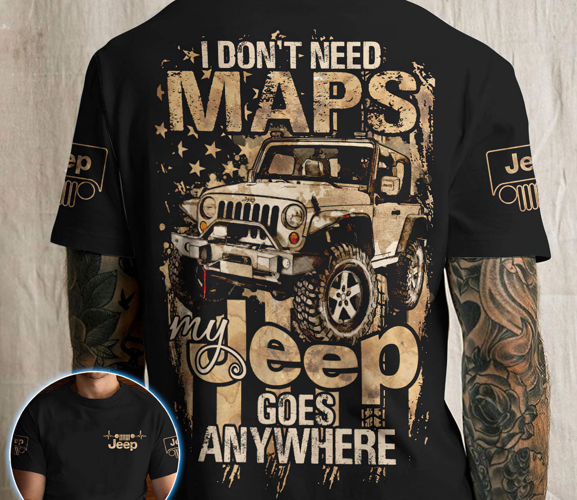 i-dont-need-maps-jeep-t-shirt