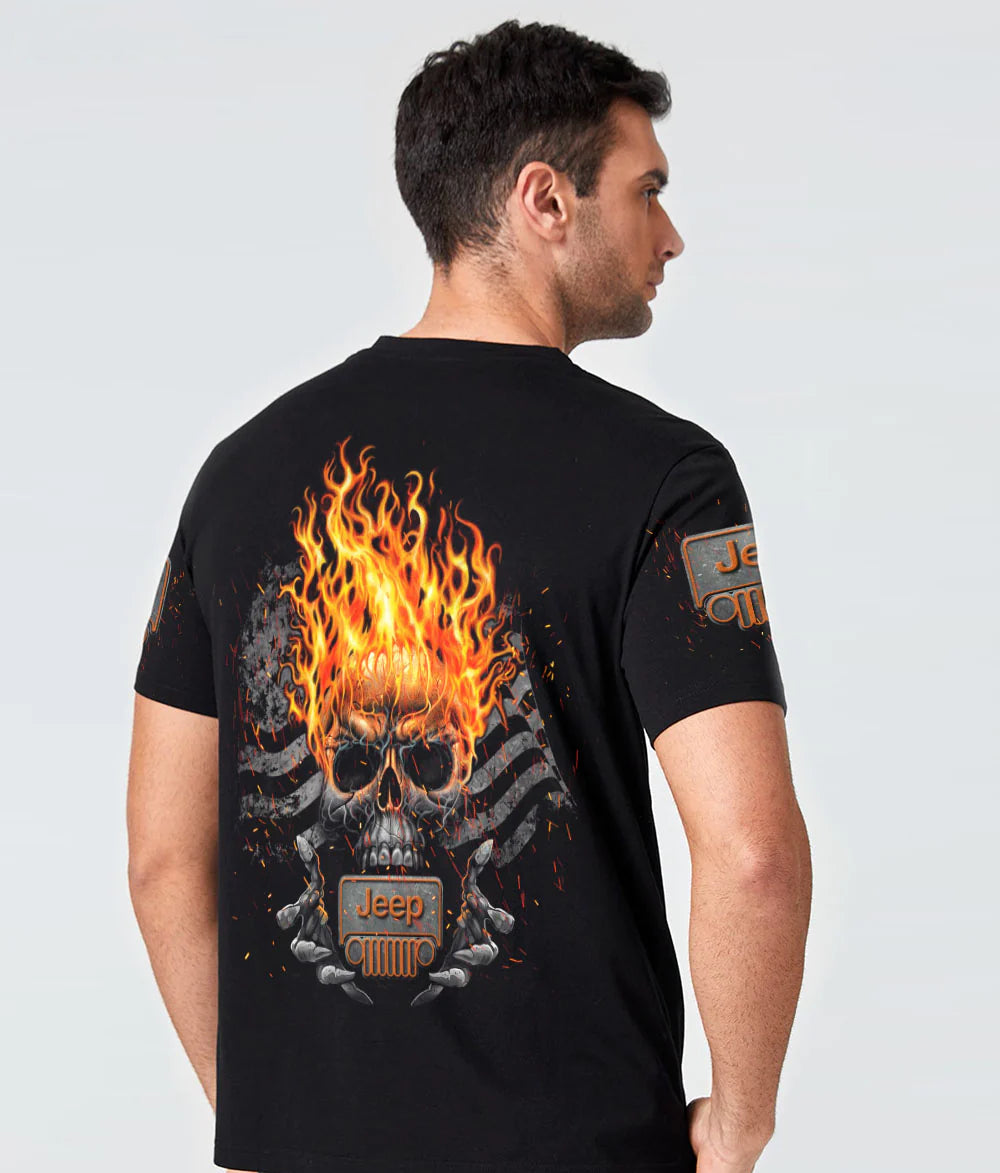 jeep-skull-flaming-t-shirt