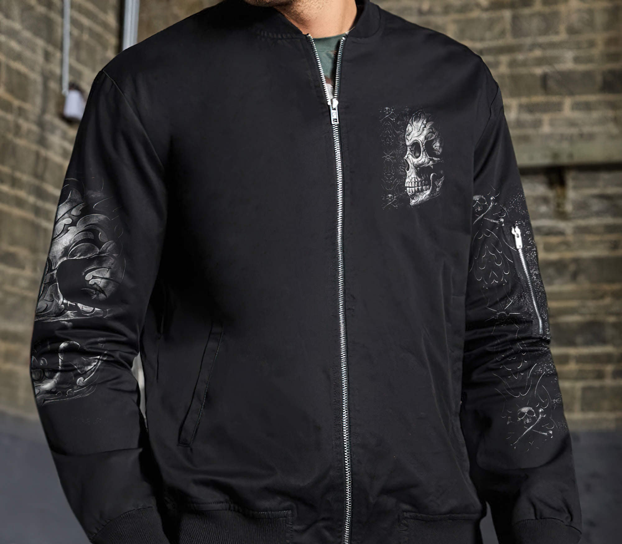 Skull Man Bomber Jacket