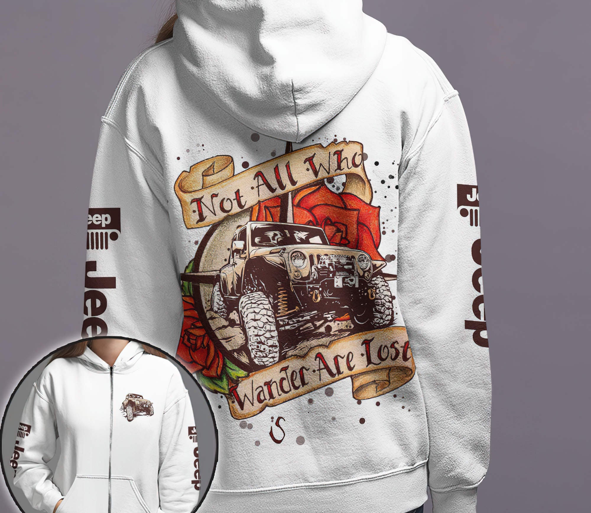 jeep-wander-are-lost-vintage-hoodie