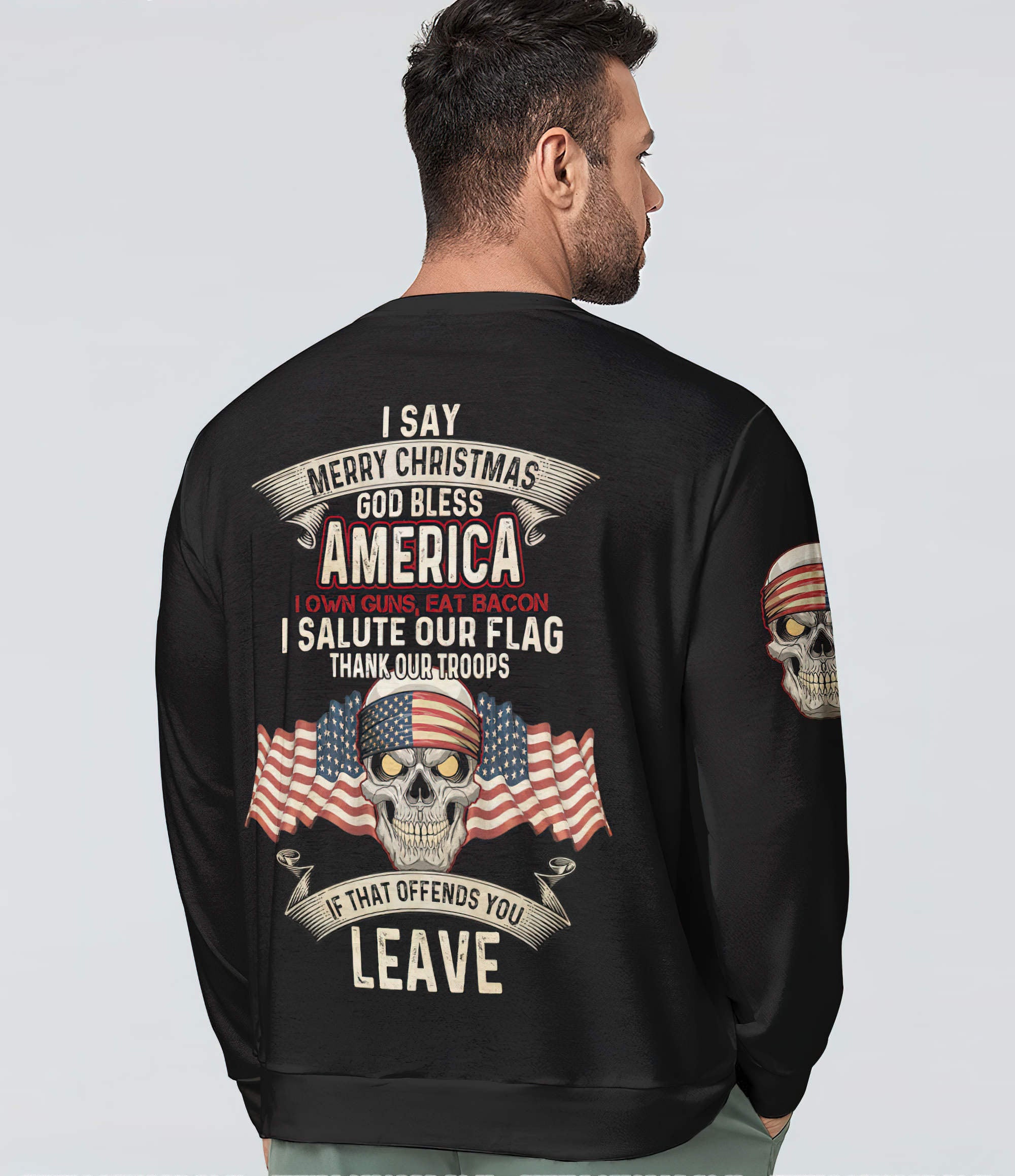 i-say-merry-christmas-god-bless-america-skull-all-over-print-sweatshirt