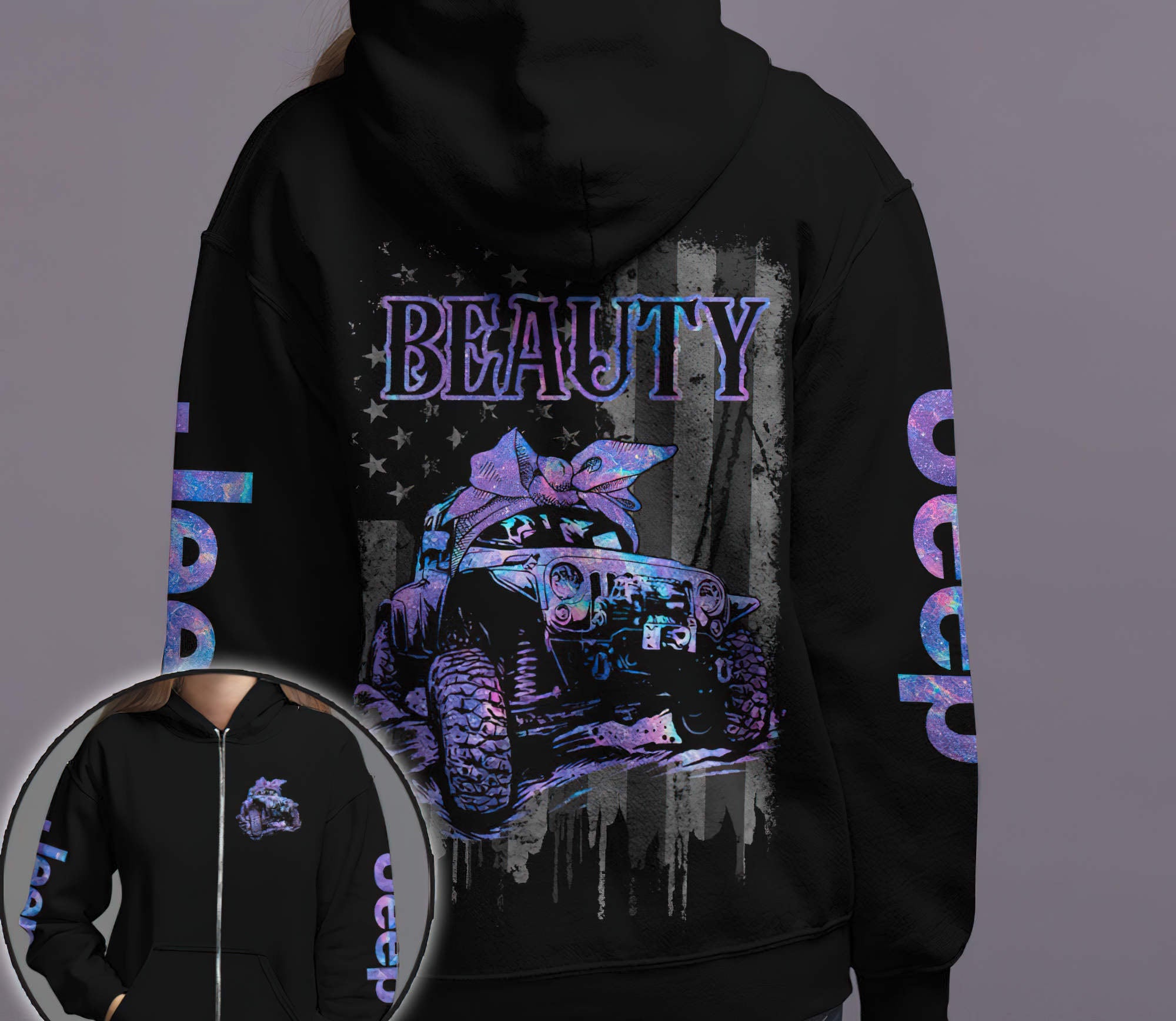 beast-beauty-jeep-off-road-couple-hoodie