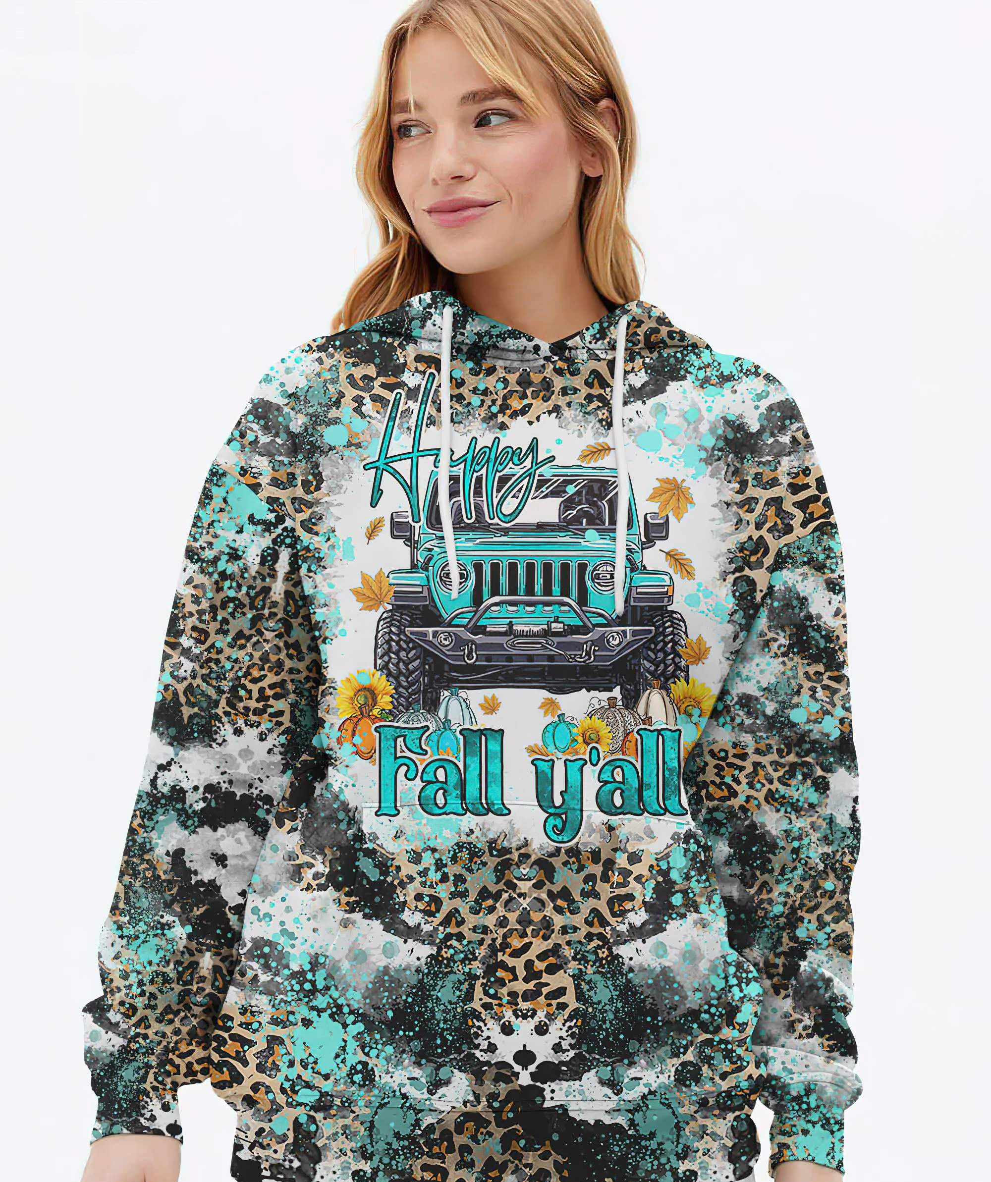 happy-fall-yall-boho-jeep-hoodie