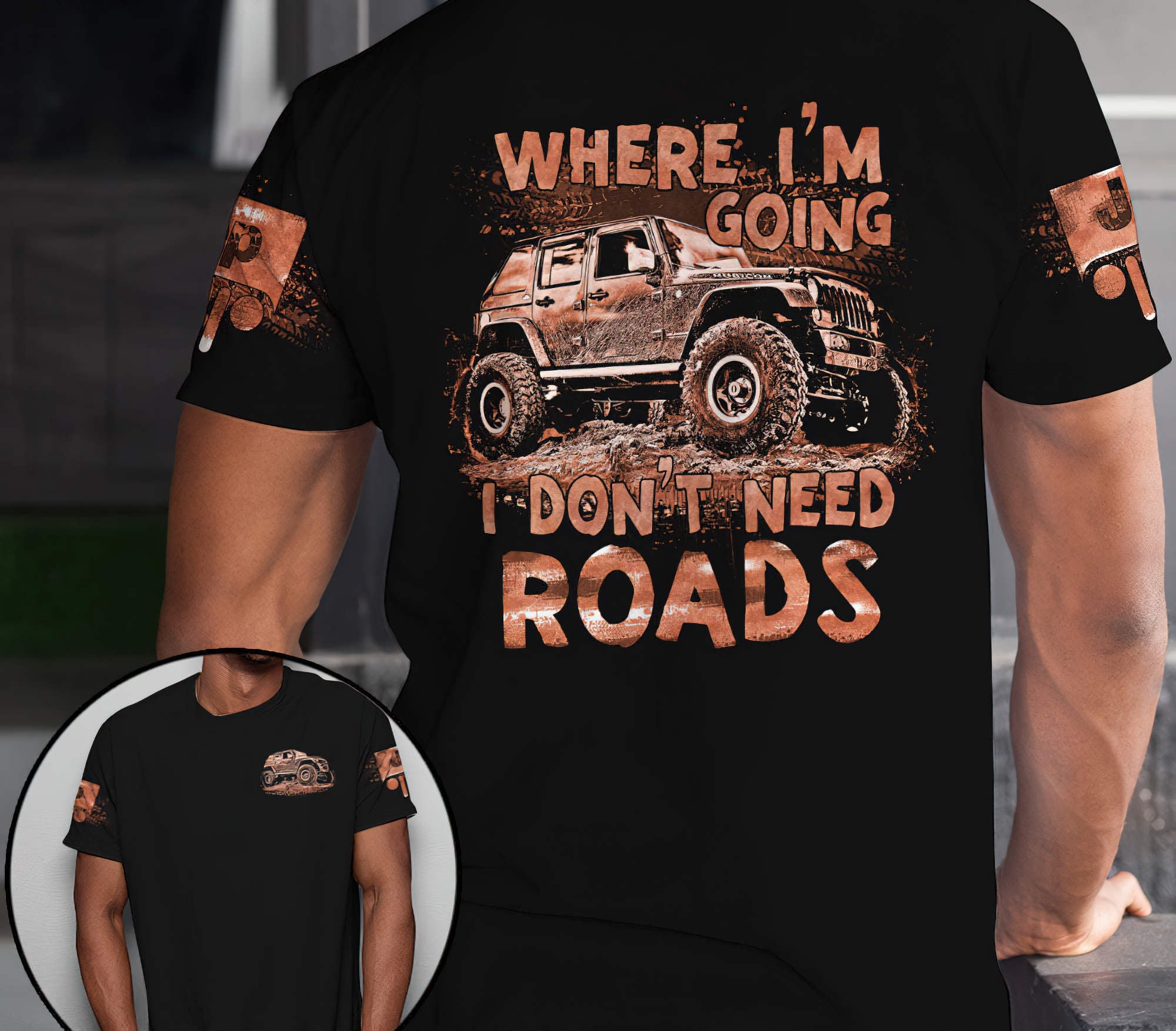 i-dont-need-roads-dirty-jeep-t-shirt