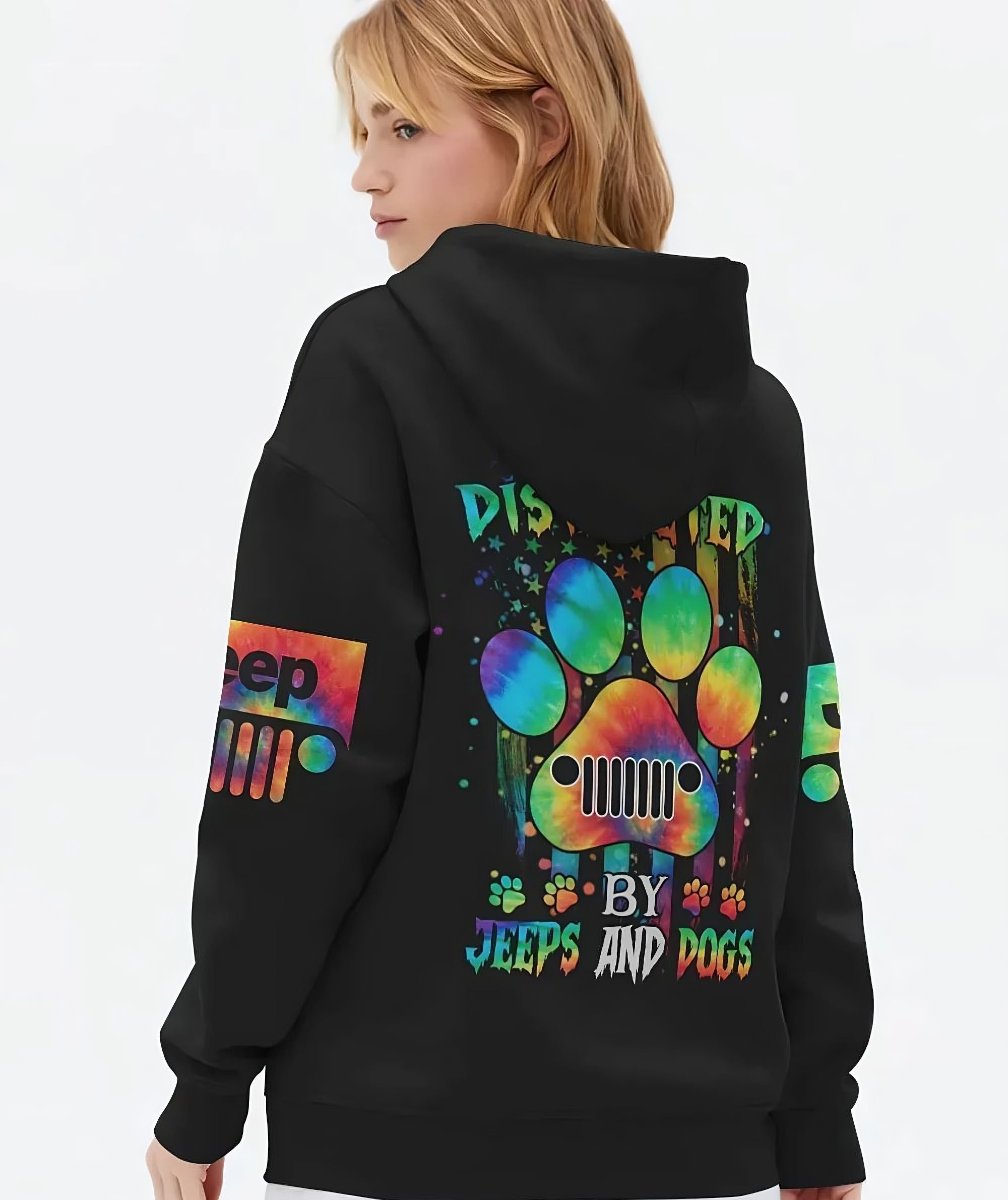 easily-distracted-by-jeeps-and-dogs-all-over-print-hoodie