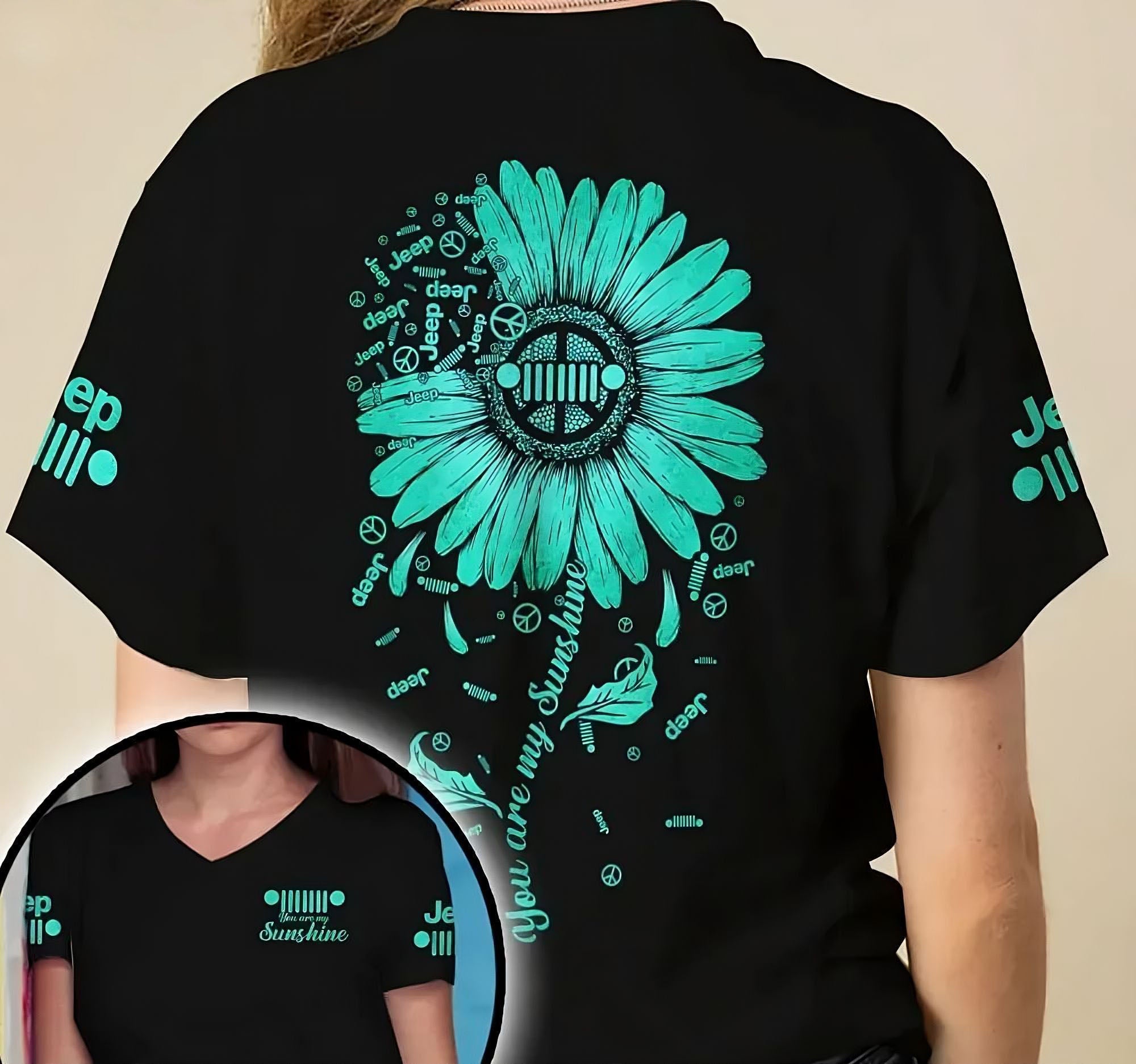 you-are-my-sunshine-teal-sunflower-jeep-all-over-print-t-shirt