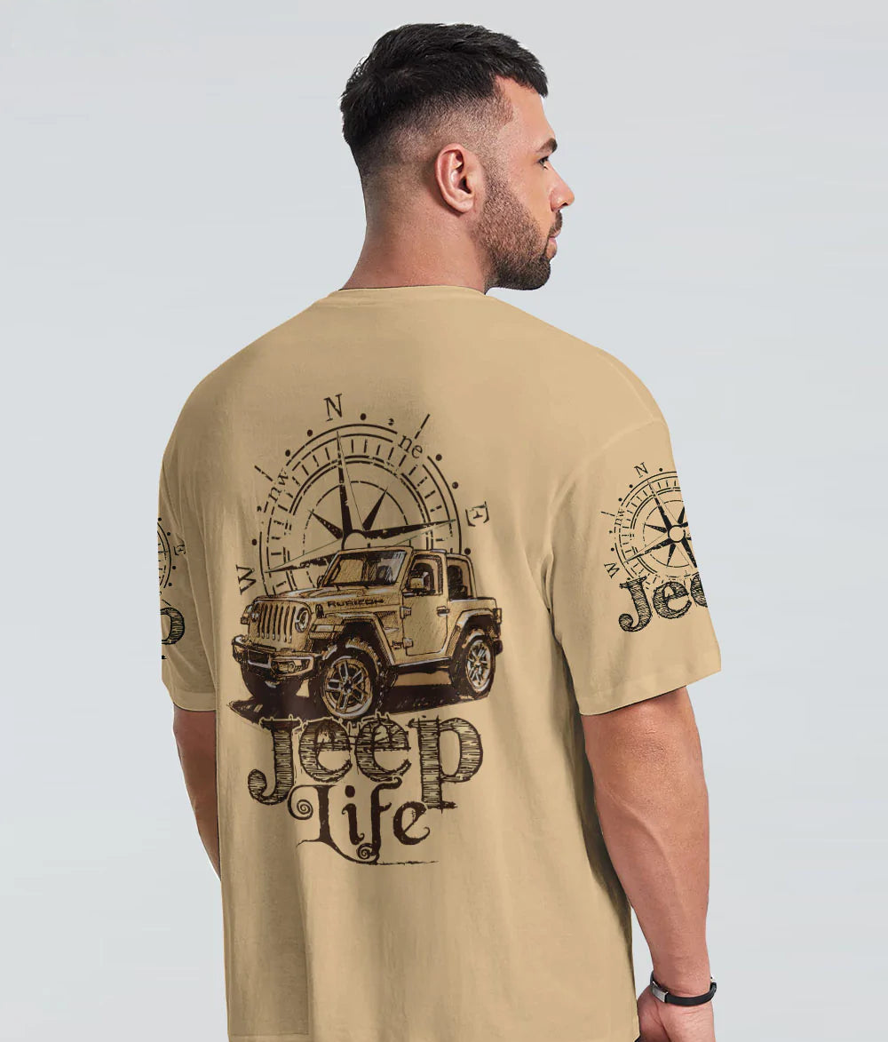 jeep-life-compass-vintage-t-shirt