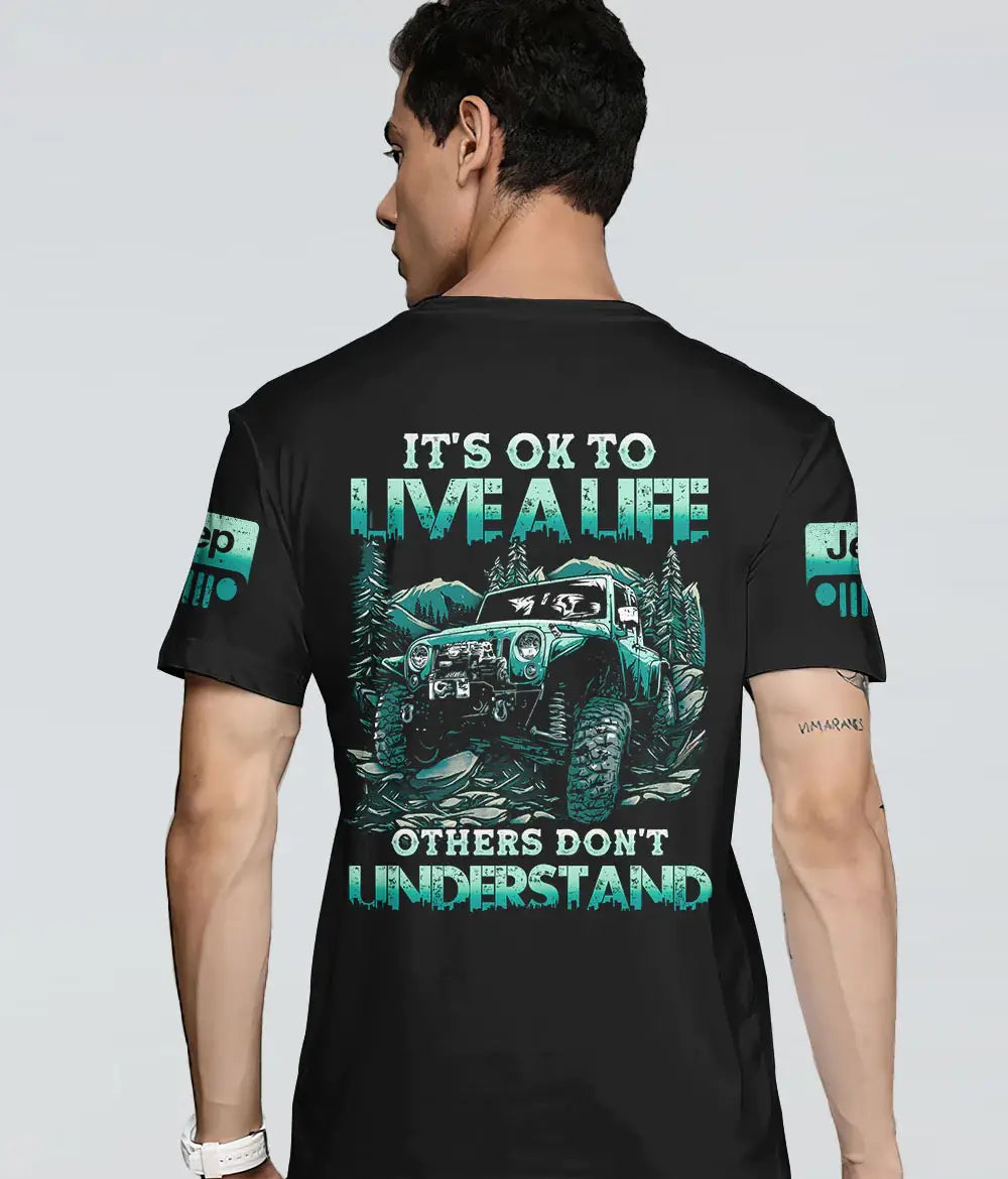 its-okay-to-live-a-jeep-life-t-shirt